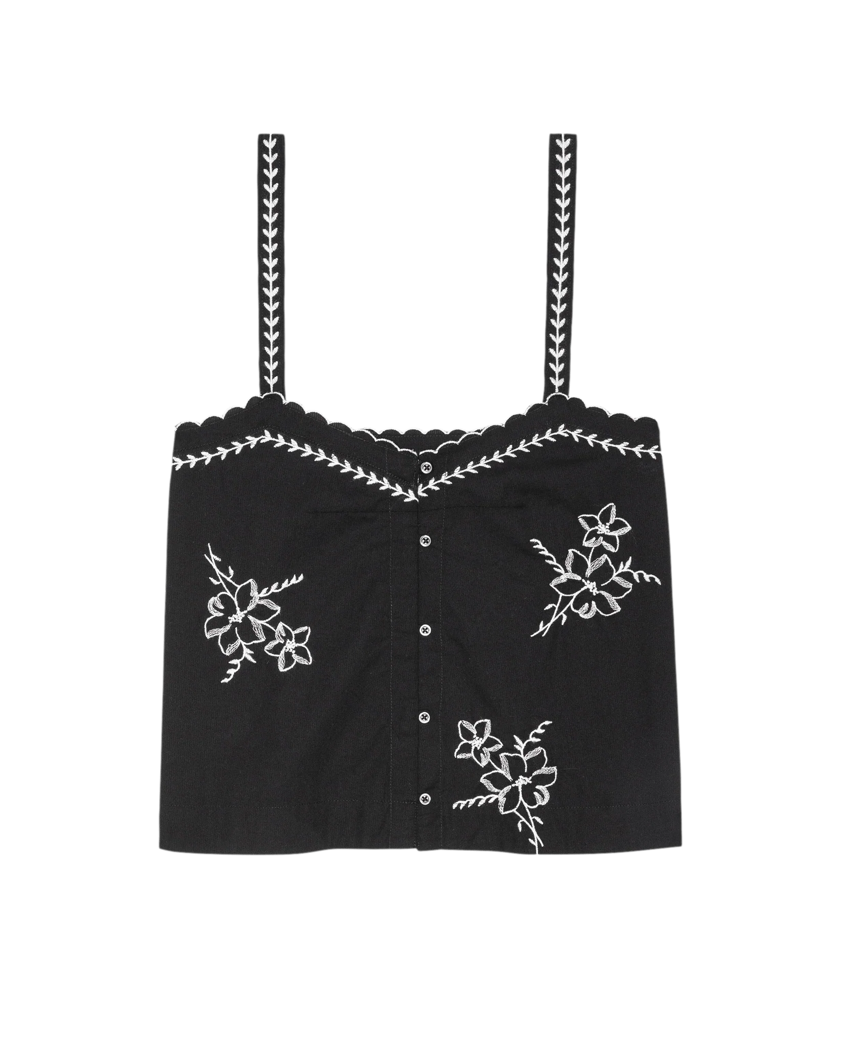 1017-the-weekend-tank-w-hanky-embroidery.-black-5.webp The Weekend Tank W/ Hanky Embroidery. -- Black