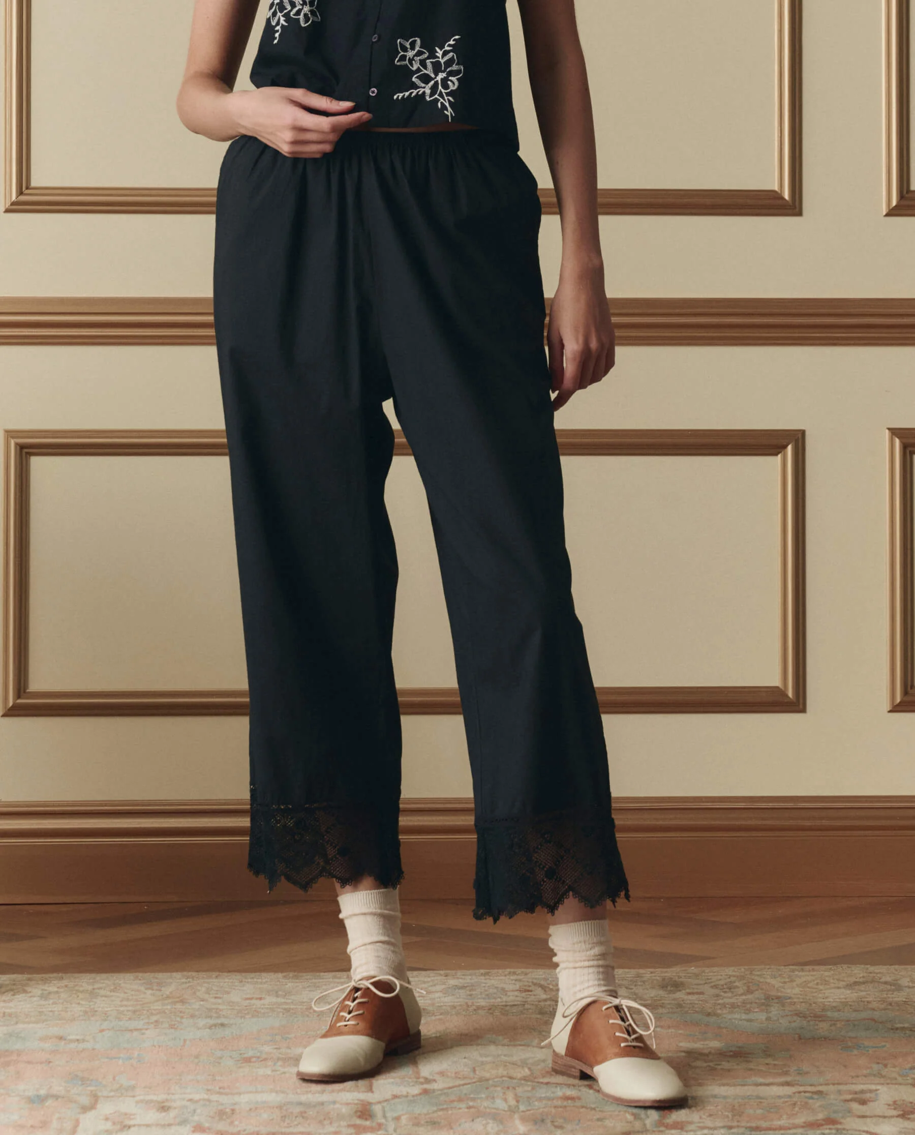 1022-the-rosette-crochet-pant.-black-2.webp The Rosette Crochet Pant. -- Black
