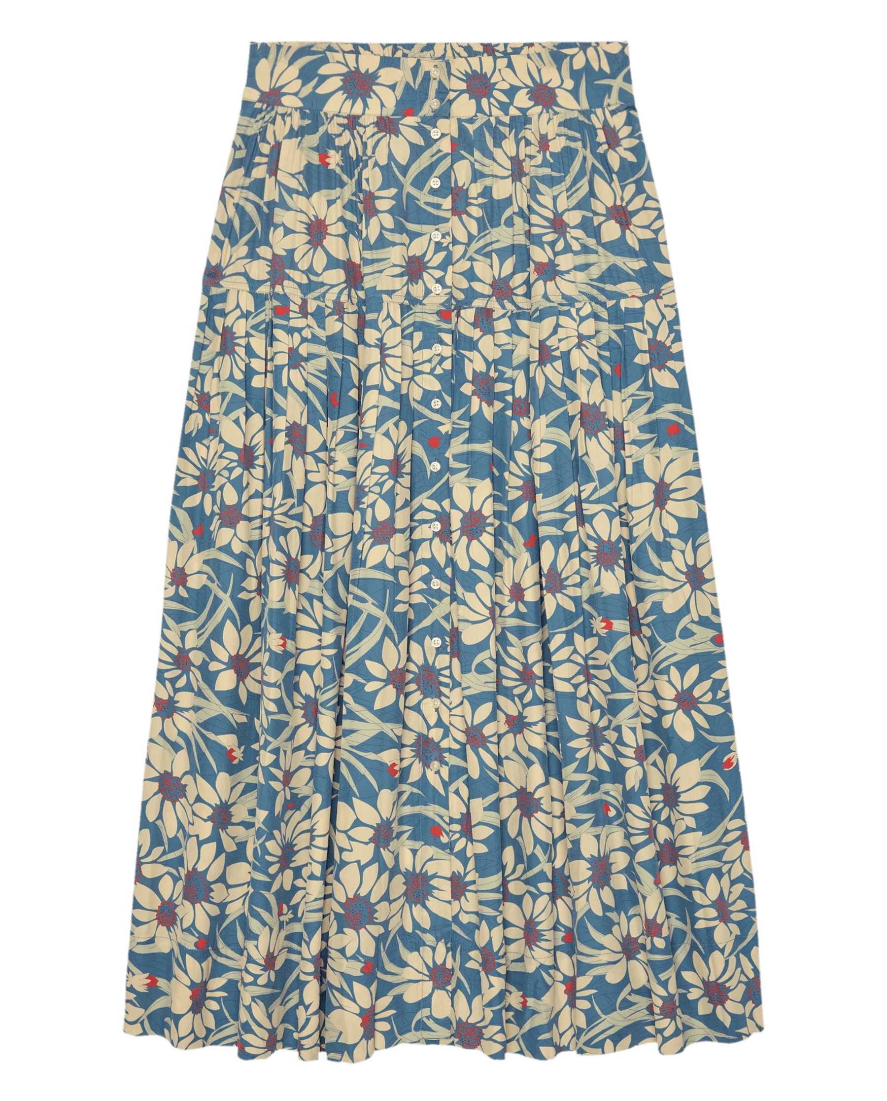 The Highland Skirt. -- Blue Scattered Bloom