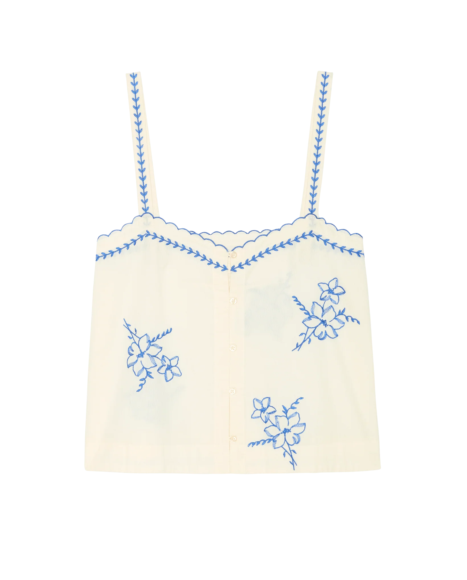 1121-the-weekend-tank-w-hanky-embroidery.-cream-5.webp The Weekend Tank W/ Hanky Embroidery. -- Cream