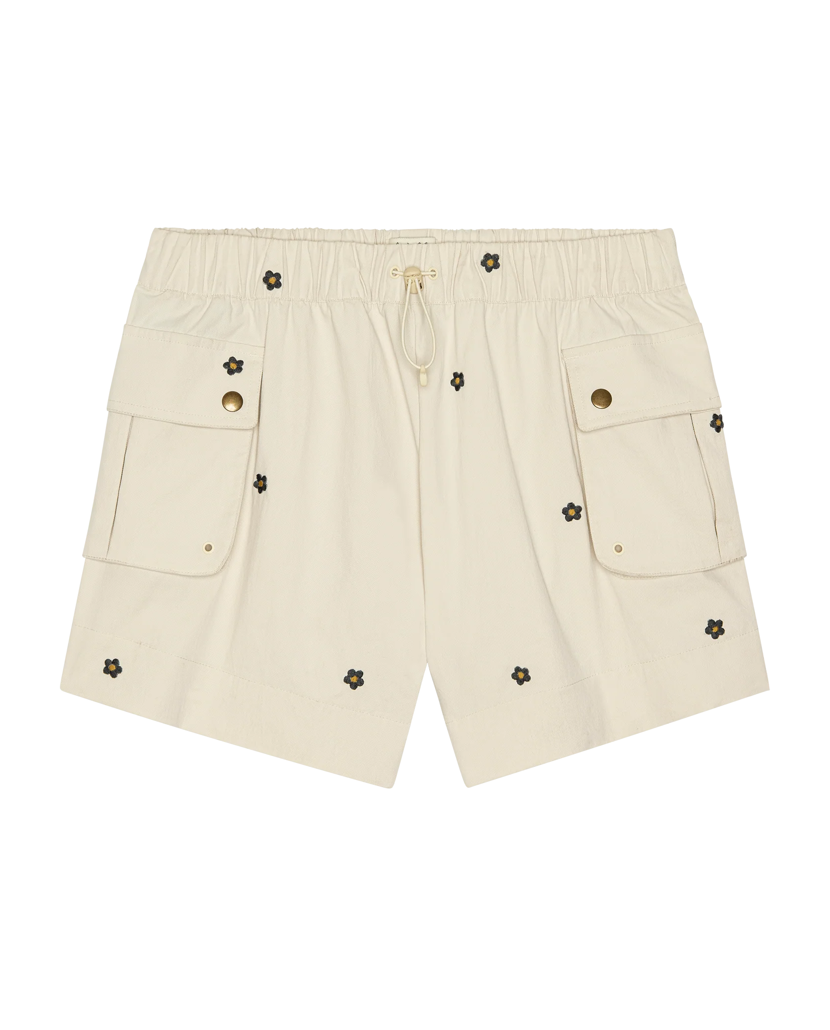 1186-the-embroidered-cargo-short.-cream-with-black-daisies-6.webp The Embroidered Cargo Short. -- Cream With Black Daisies