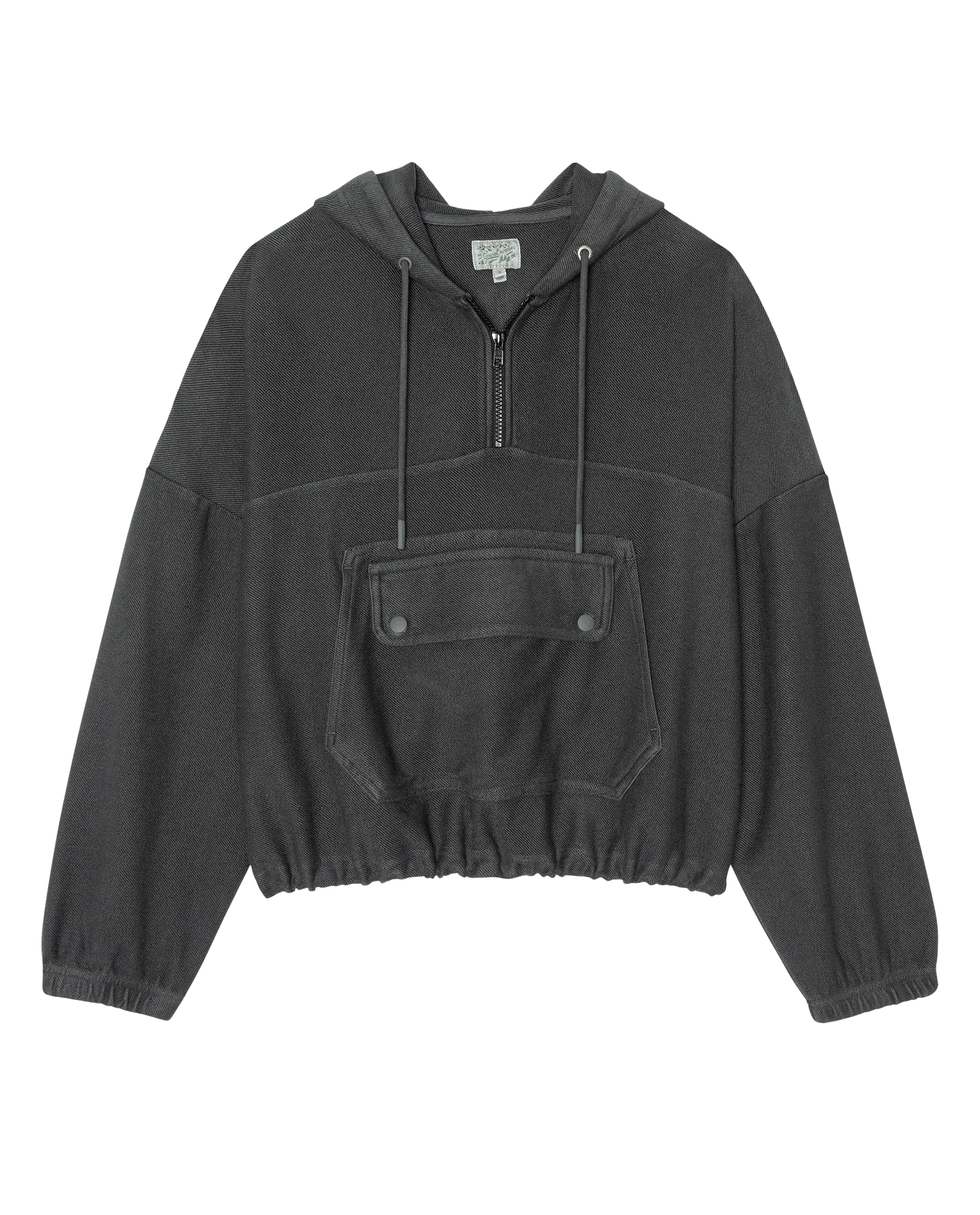 The Basecamp Pullover. -- Washed Black