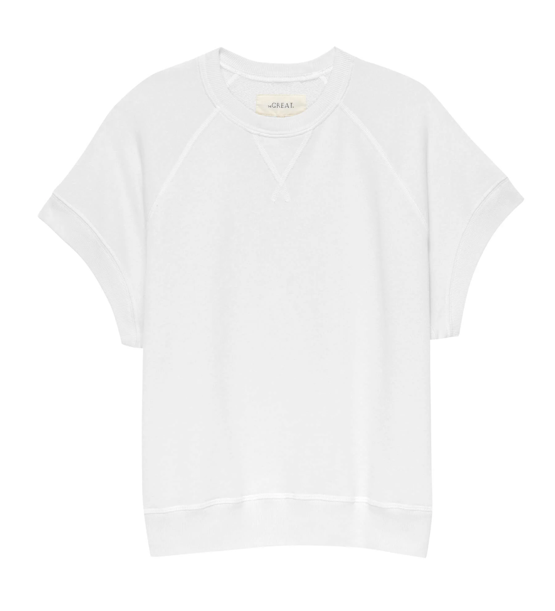 1235-the-wedge-sweatshirt.-solid-true-white-5.webp The Wedge Sweatshirt. Solid -- True White