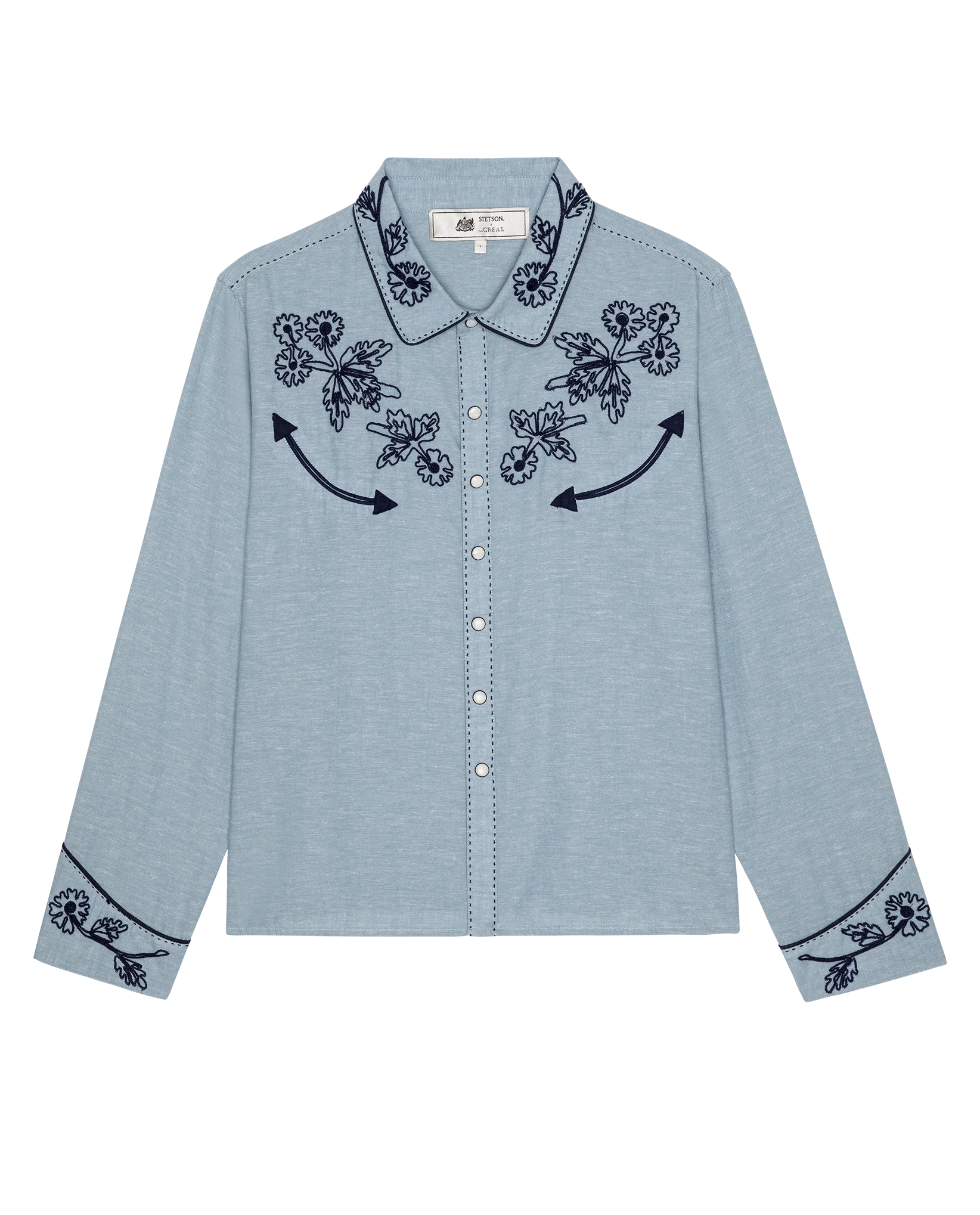 1250-the-chambray-embroidered-western-shirt.-chambray-6.webp The Chambray Embroidered Western Shirt. -- Chambray
