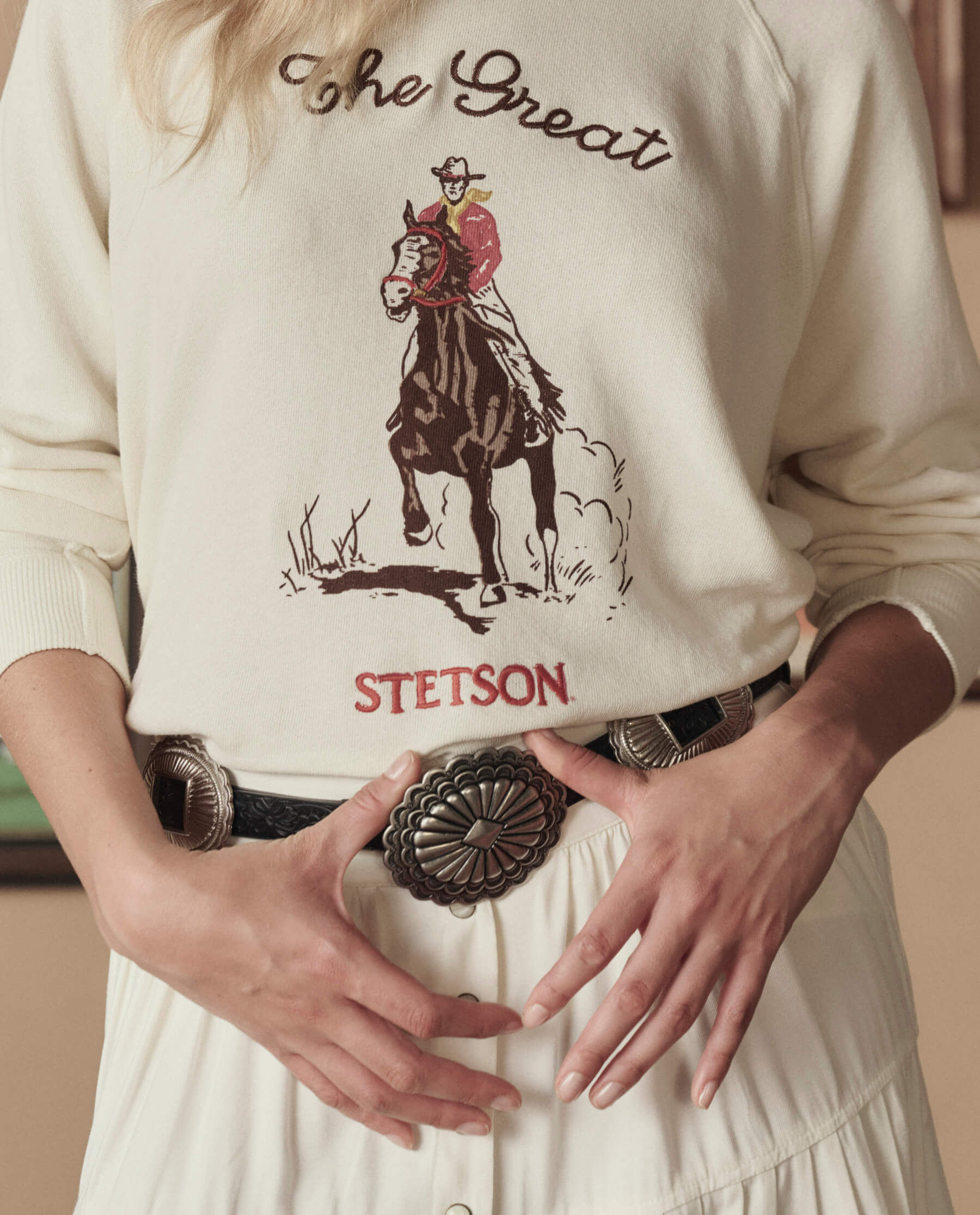 1259-the-tooled-leather-concho-belt.-black-with-silver-3.jpg The Tooled Leather Concho Belt. -- Black With Silver