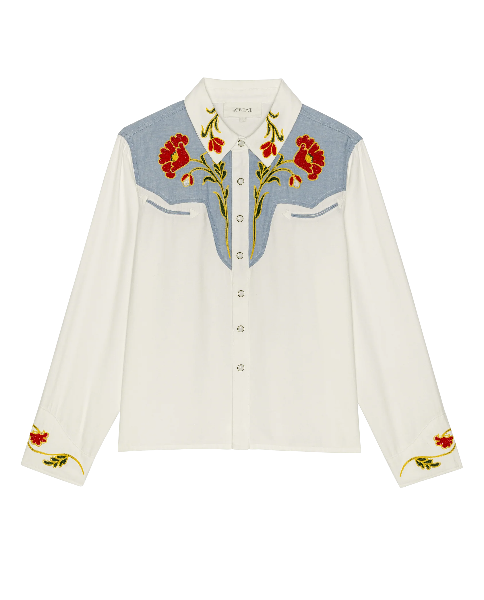 1280-the-embroidered-western-shirt.-cream-with-chambray-mix-multi-emb-6.webp The Embroidered Western Shirt. -- Cream With Chambray Mix Multi Emb