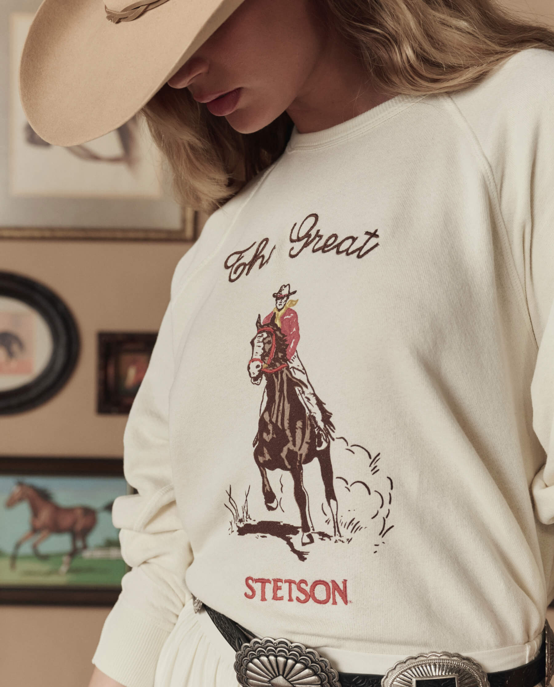 1290-the-college-sweatshirt-with-stetson-graphic.-washed-white-2.jpg The College Sweatshirt With Stetson Graphic. -- Washed White