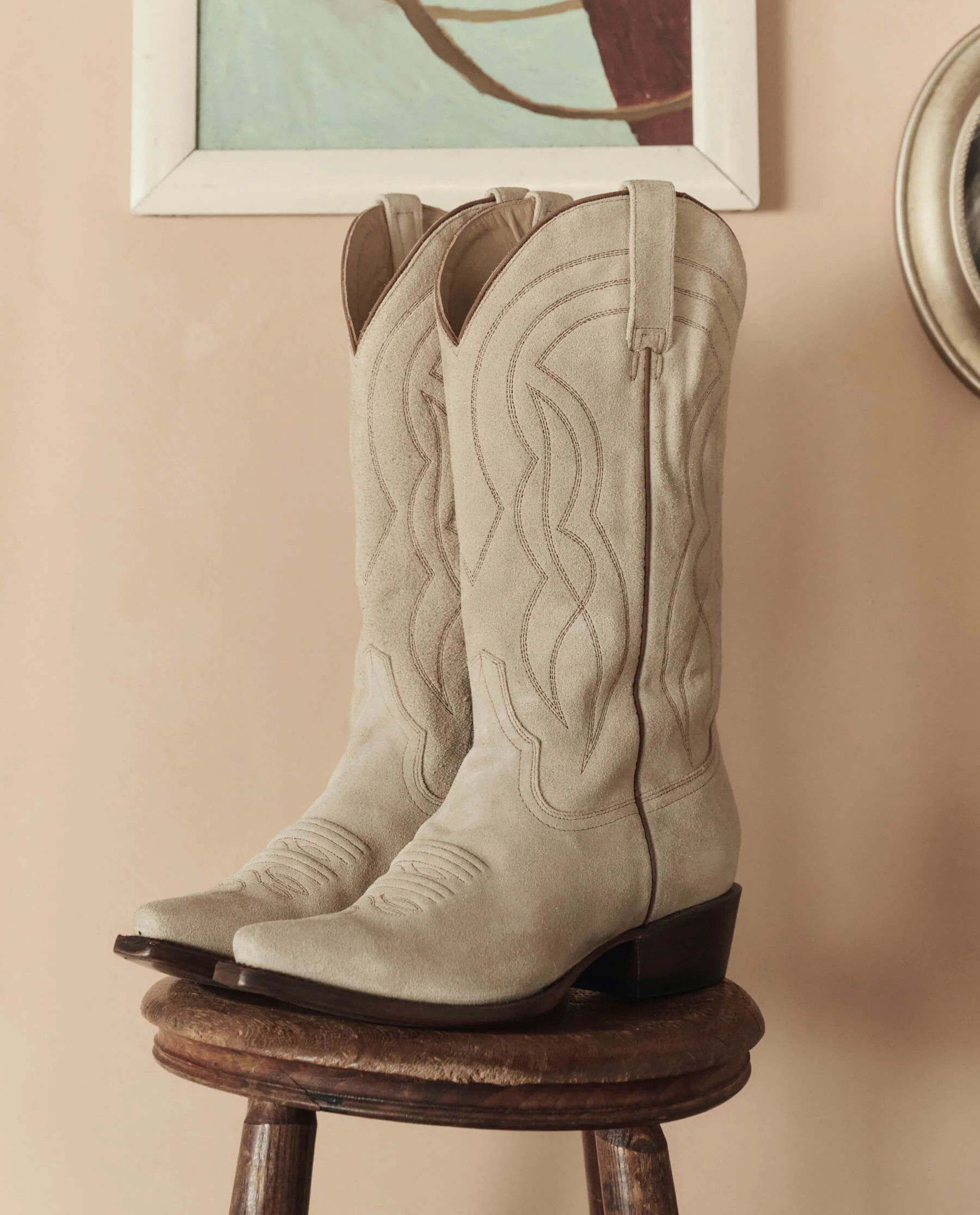 1341-the-cowboy-boot-suede-.-pearl-1.webp The Cowboy Boot (Suede). -- Pearl