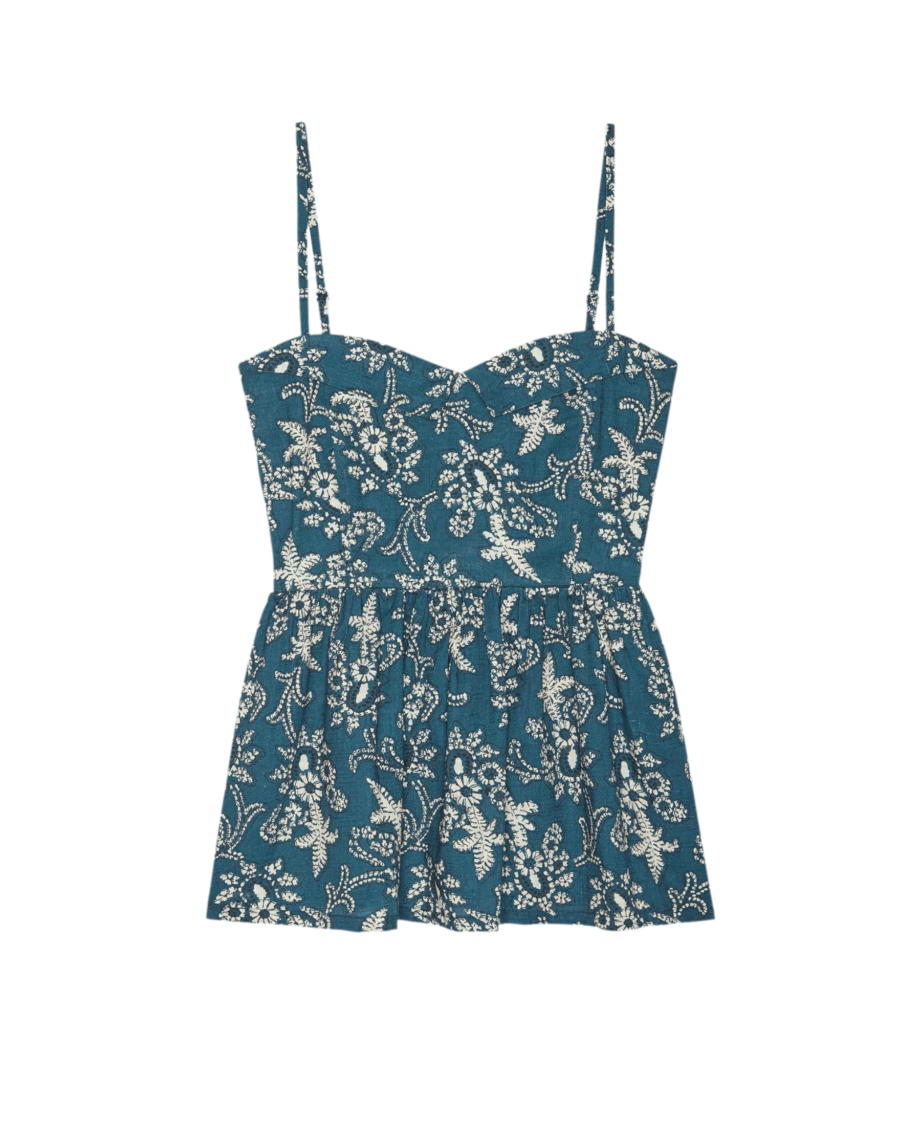The Verse Top. -- Indigo Bandana