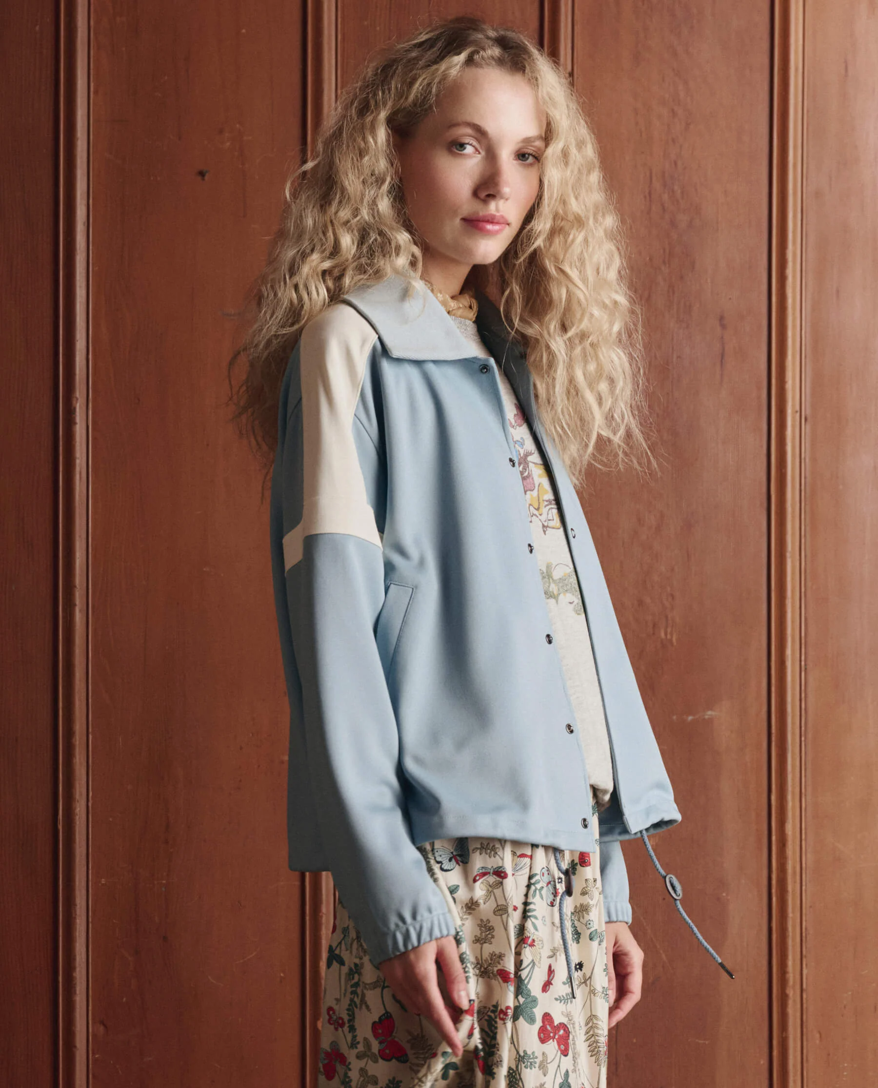 The Trainer Jacket. -- Robin Blue
