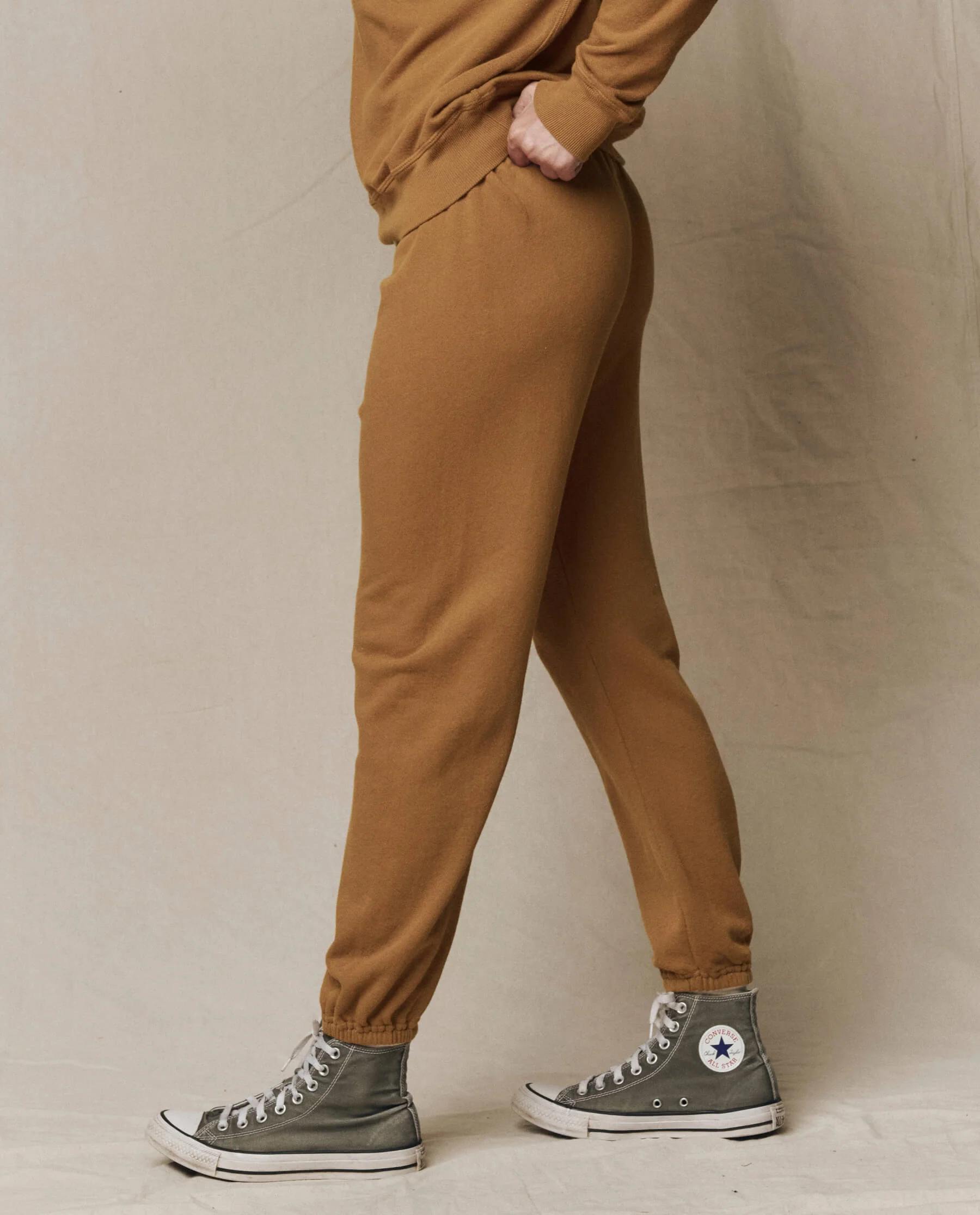 The Stadium Sweatpant. Solid -- Cork
