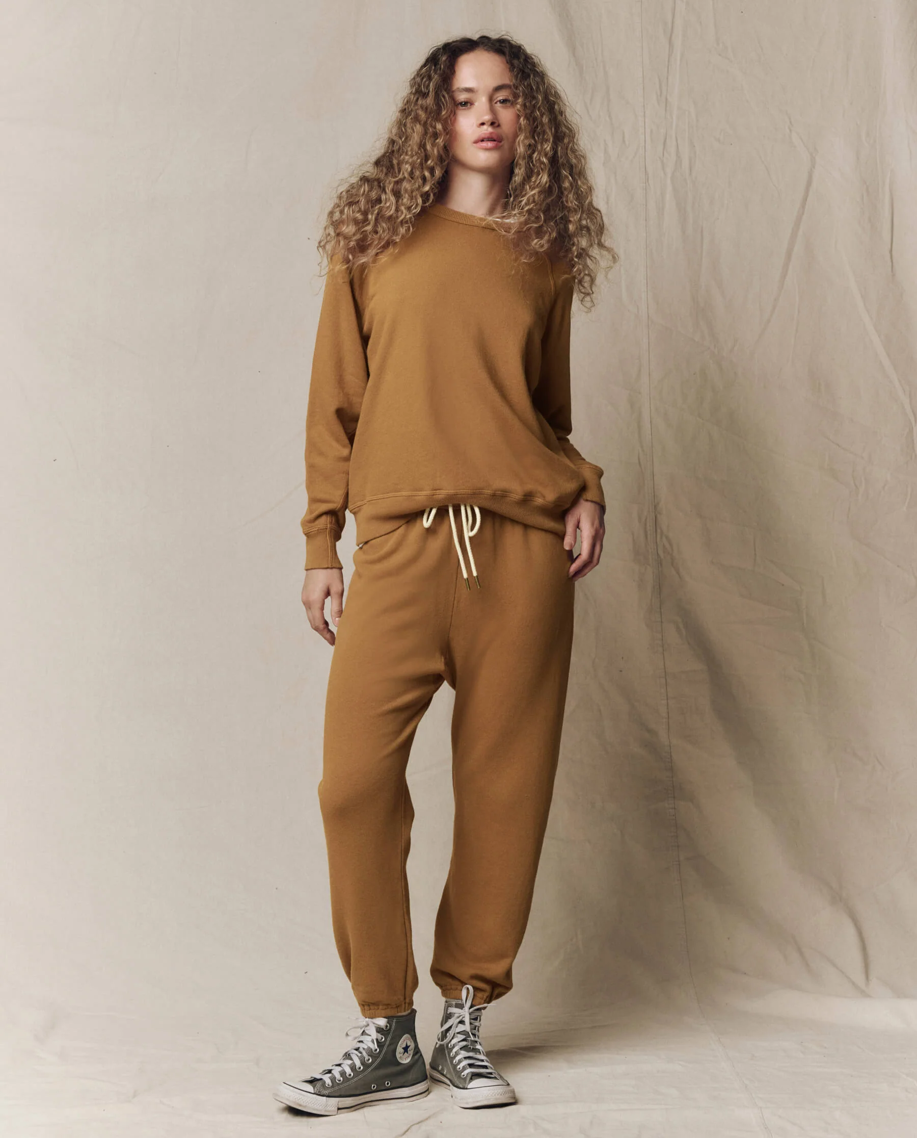 The Stadium Sweatpant. Solid -- Cork