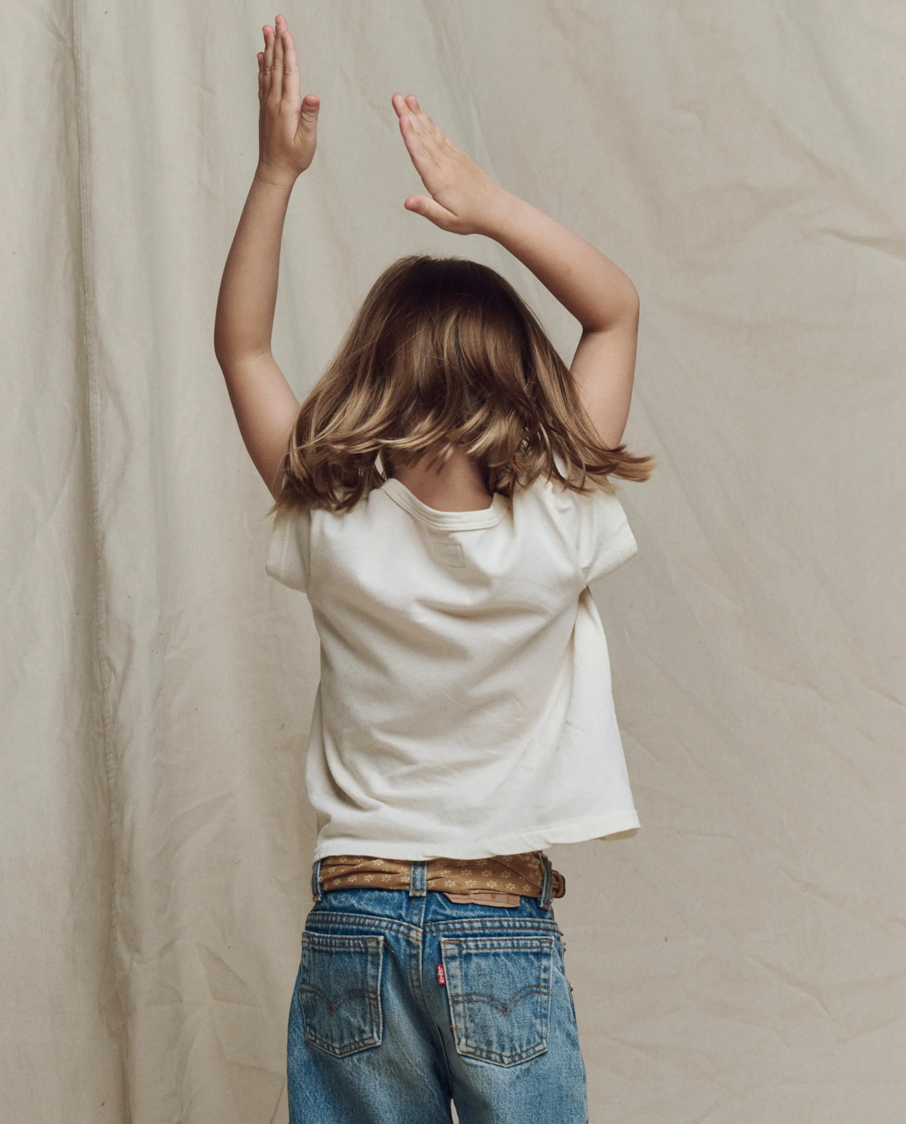 The Little Boxy Crew w/ Rider Graphic. Novelty -- Washed White