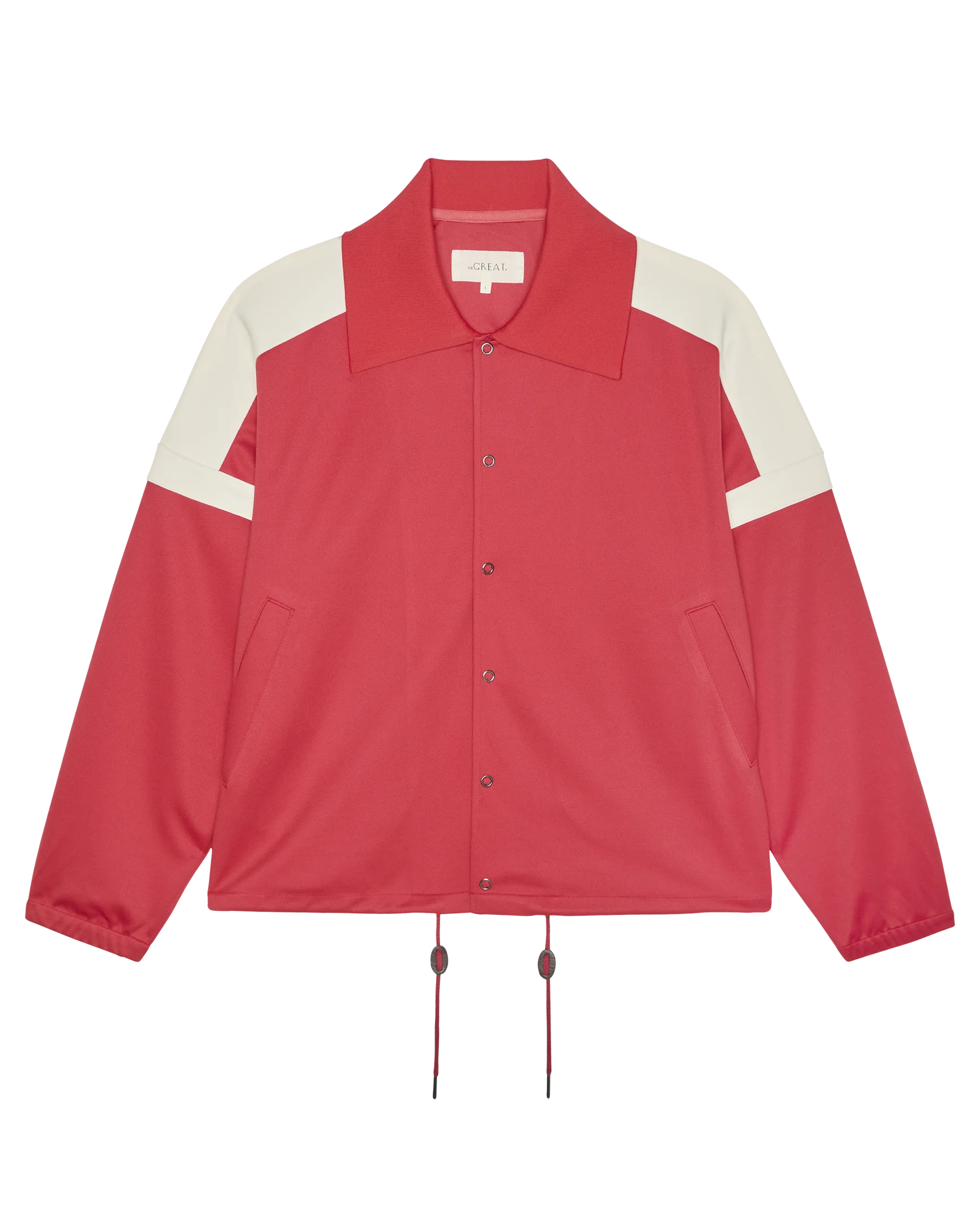 The Trainer Jacket. -- Poppy Red