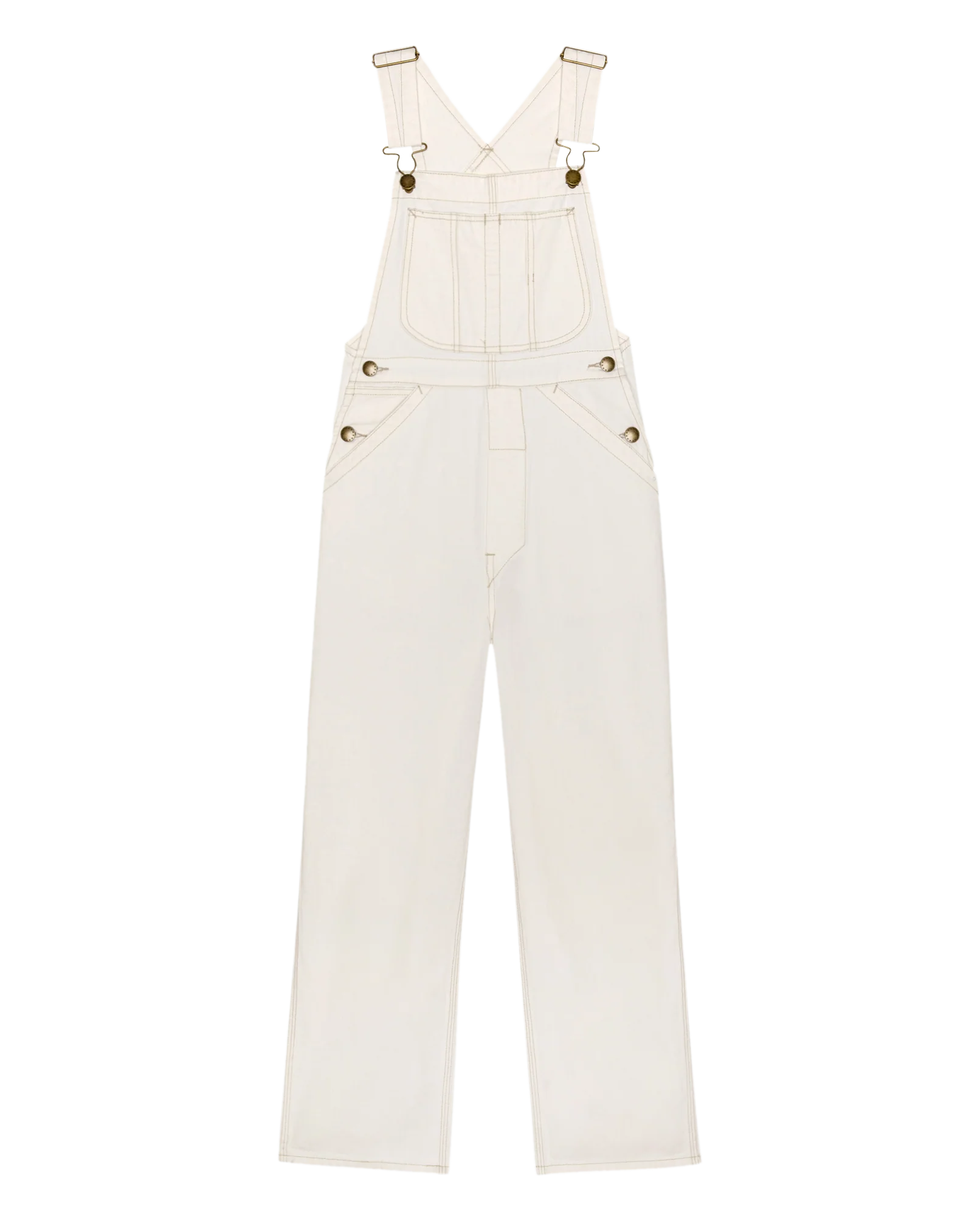 The Union Slim Overall. -- Washed White