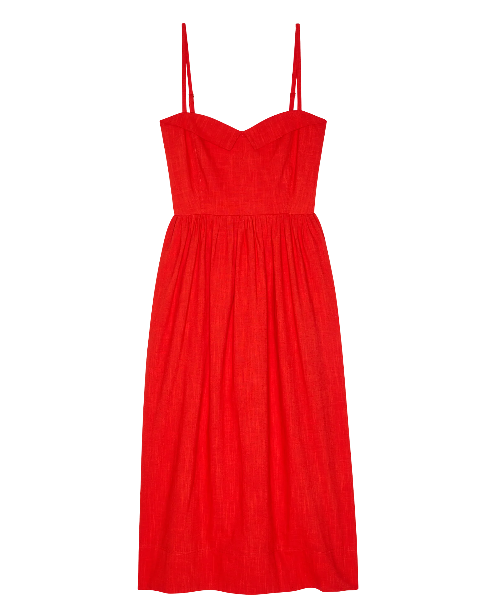 The Verse Dress. -- Hot Red