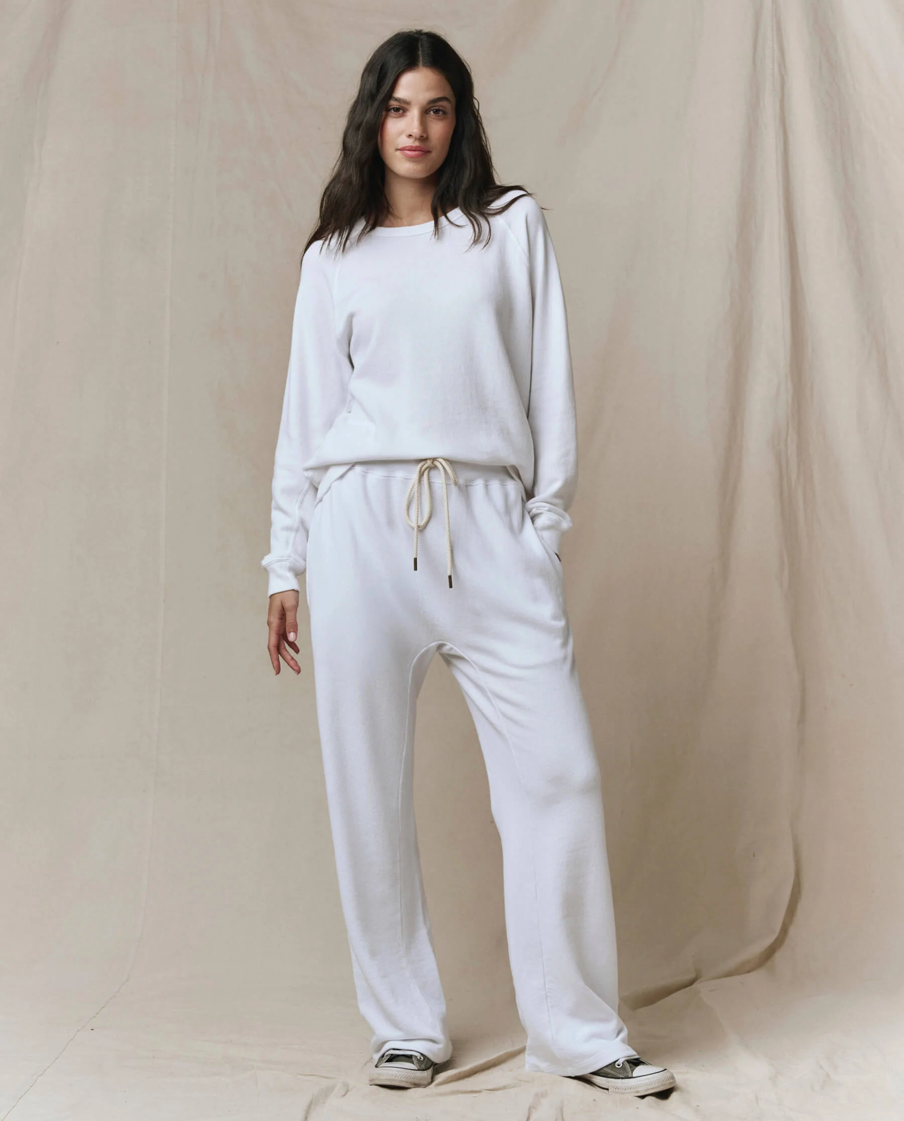 The Rookie Sweatshirt. Solid -- True White