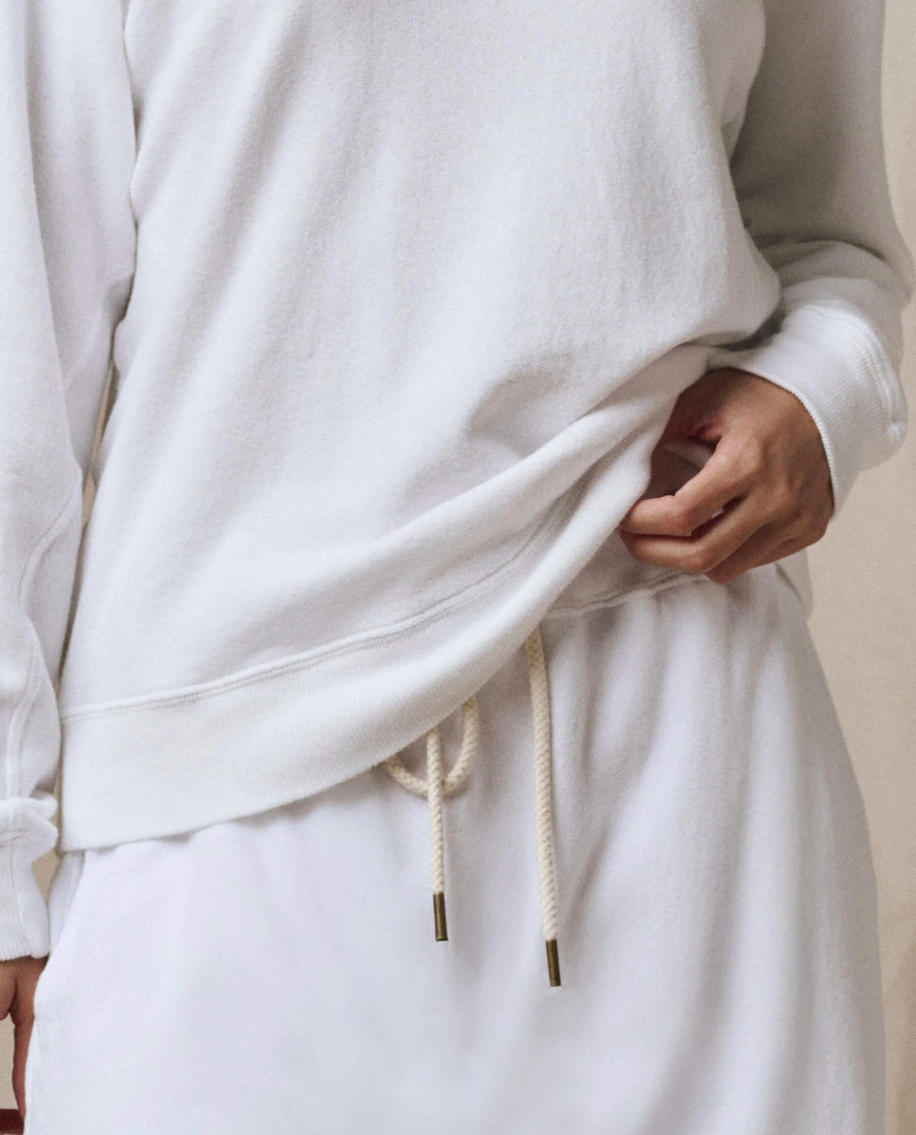 The Rookie Sweatshirt. Solid -- True White