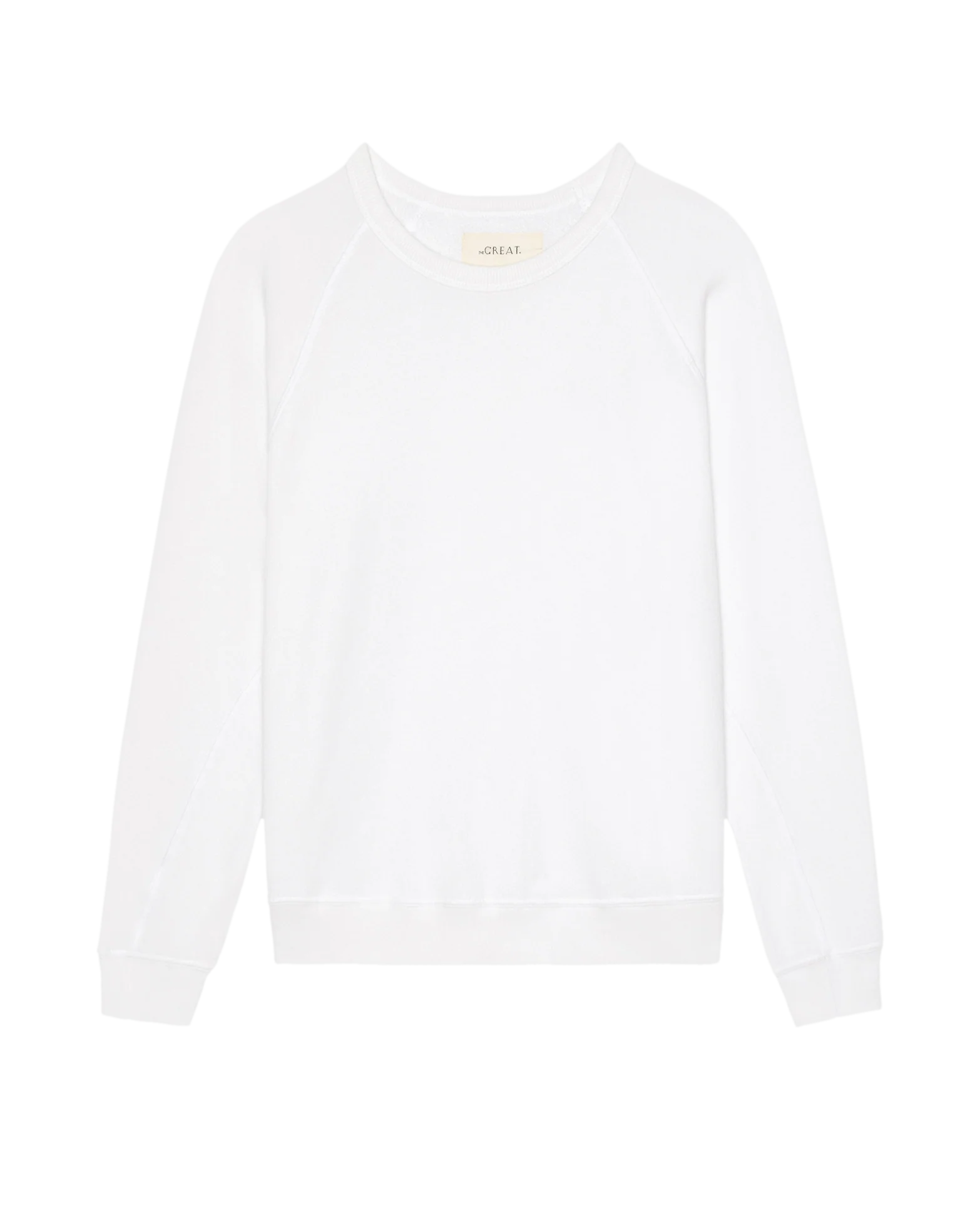 The Rookie Sweatshirt. Solid -- True White