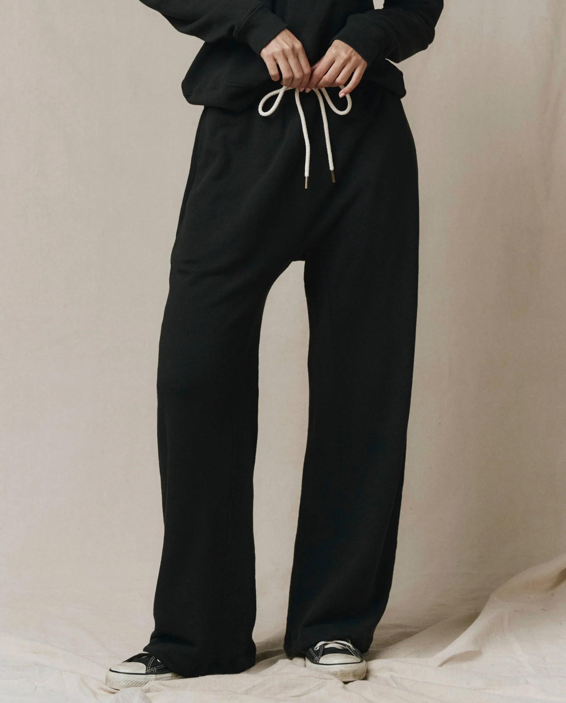 The Horseshoe Sweatpant. Solid -- Almost Black