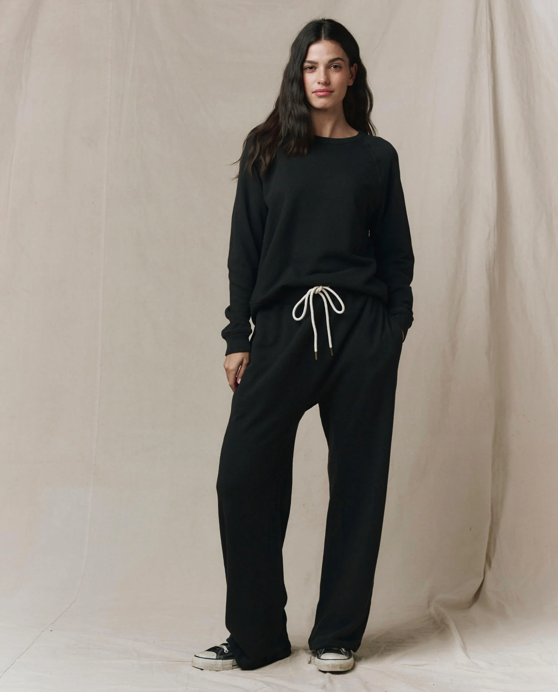 The Horseshoe Sweatpant. Solid -- Almost Black