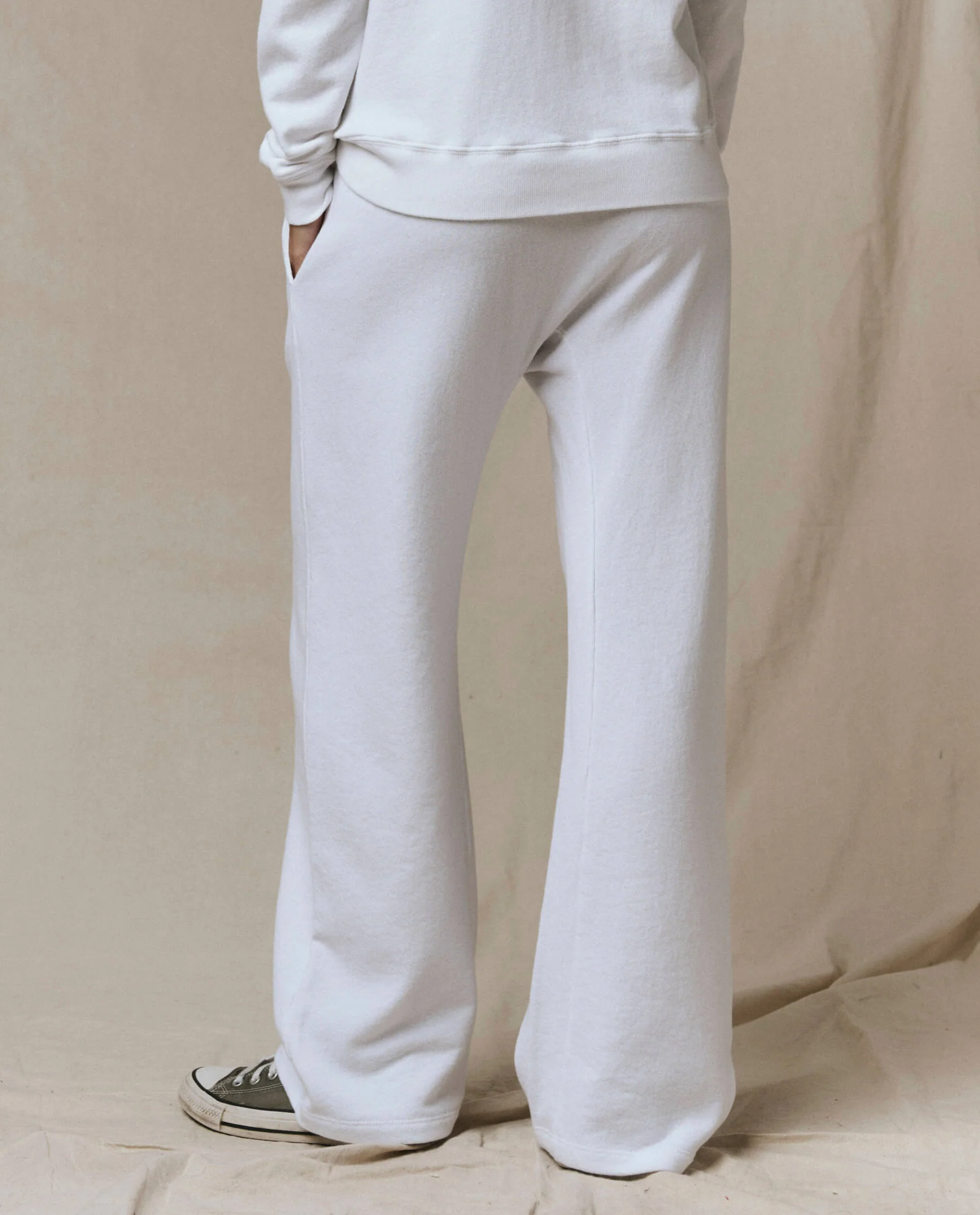 The Horseshoe Sweatpant. Solid -- True White