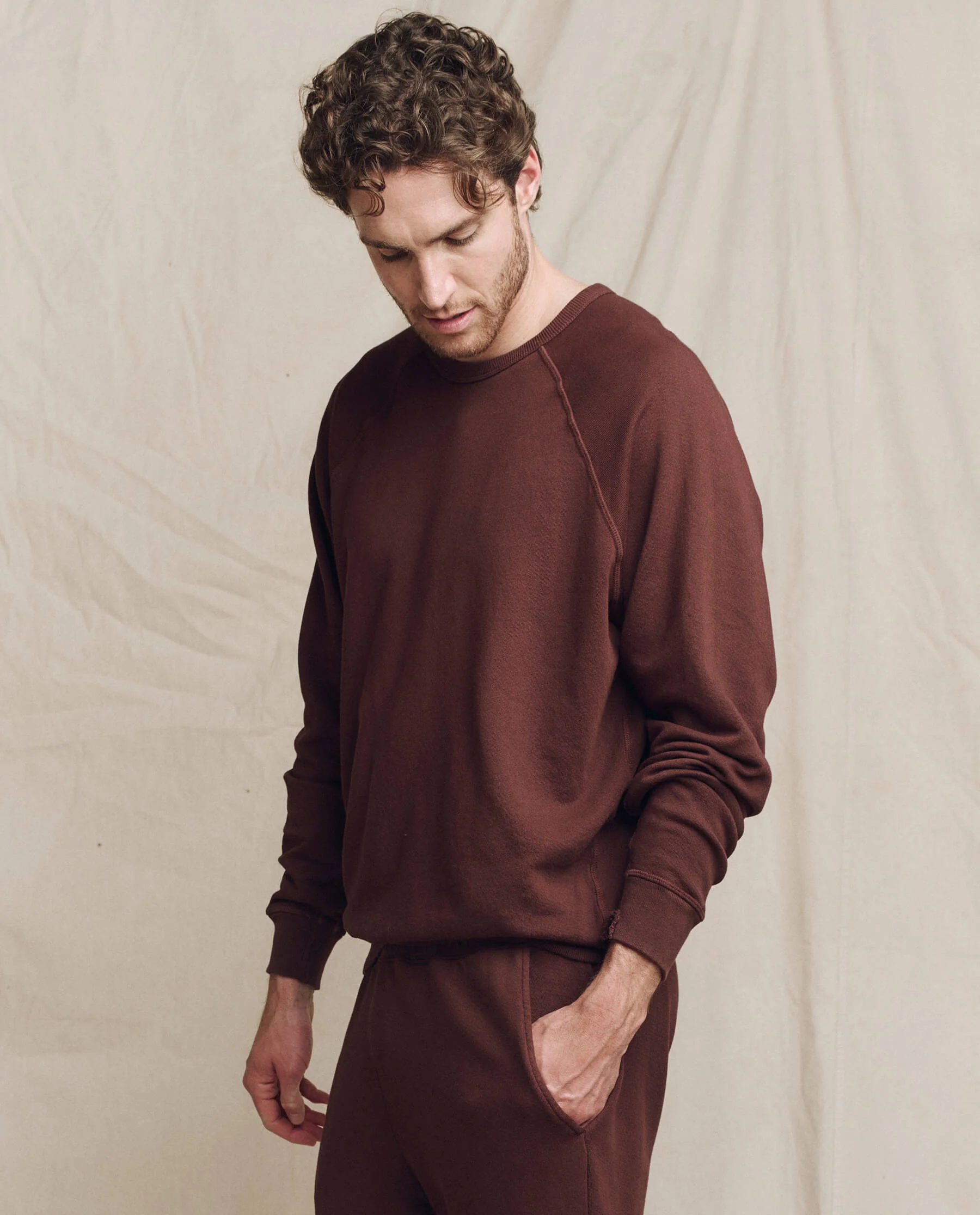 1619-the-men-s-college-sweatshirt.-toasted-walnut-3.webp The Men's College Sweatshirt. -- Toasted Walnut