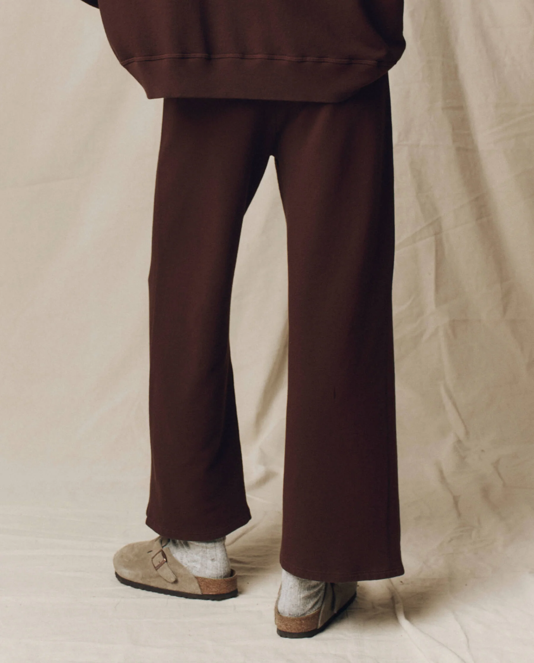The Lap Sweatpant. Solid -- Driftwood
