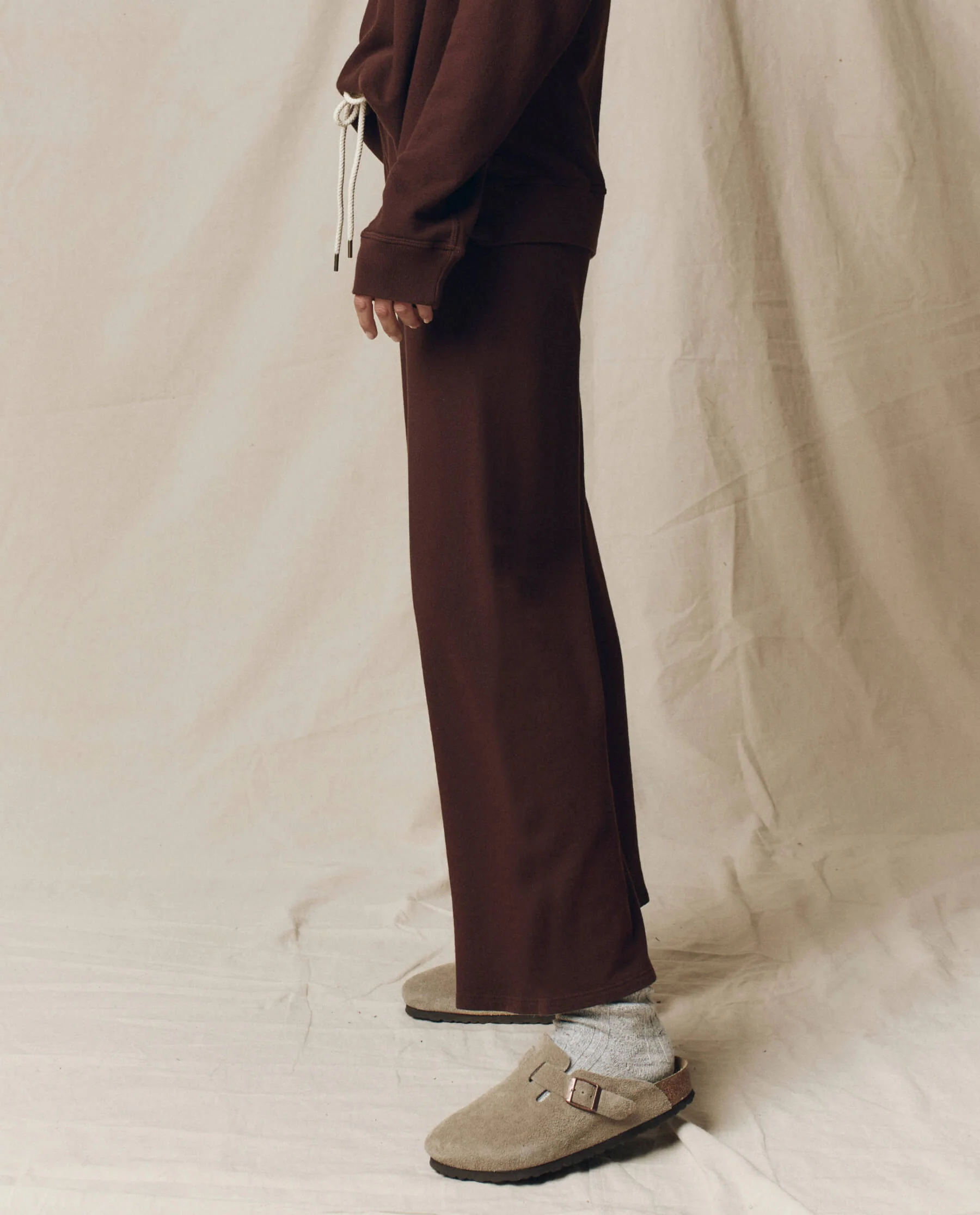 The Lap Sweatpant. Solid -- Driftwood