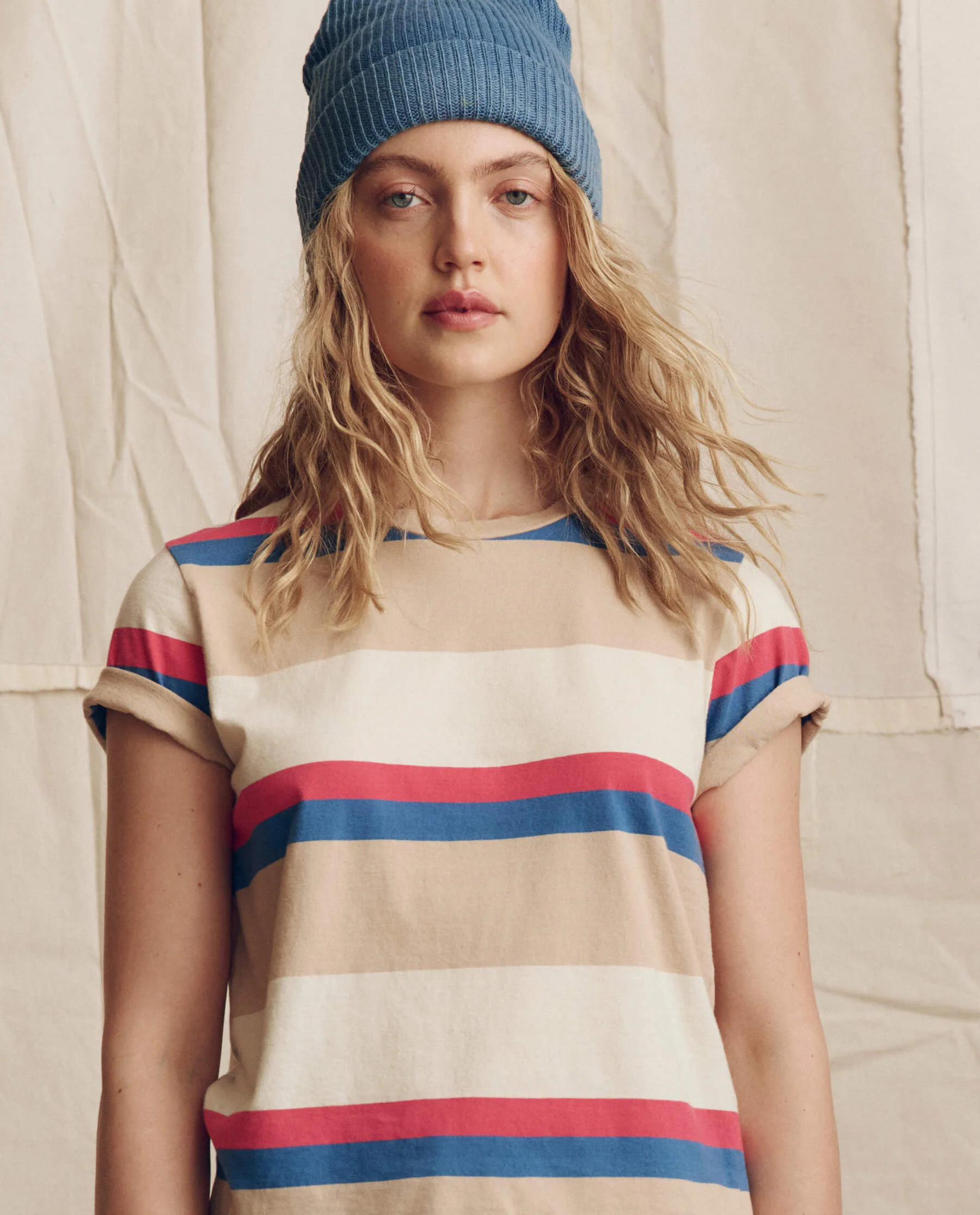The Little Tee. Novelty -- Study Hall Stripe