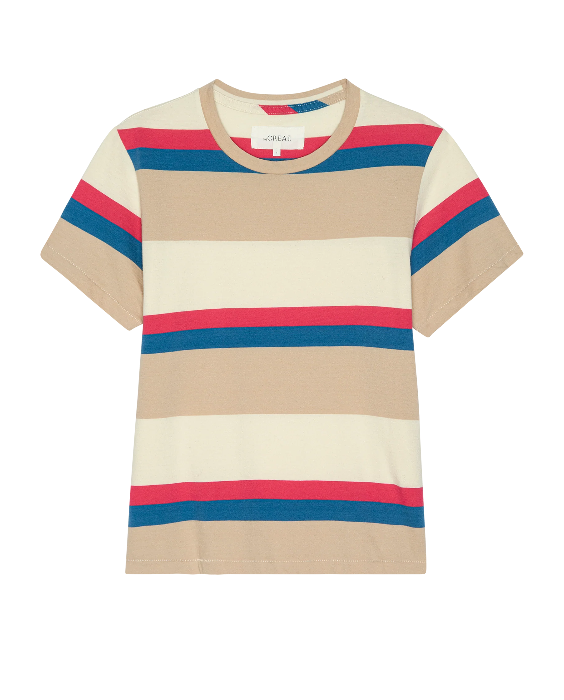 The Little Tee. Novelty -- Study Hall Stripe