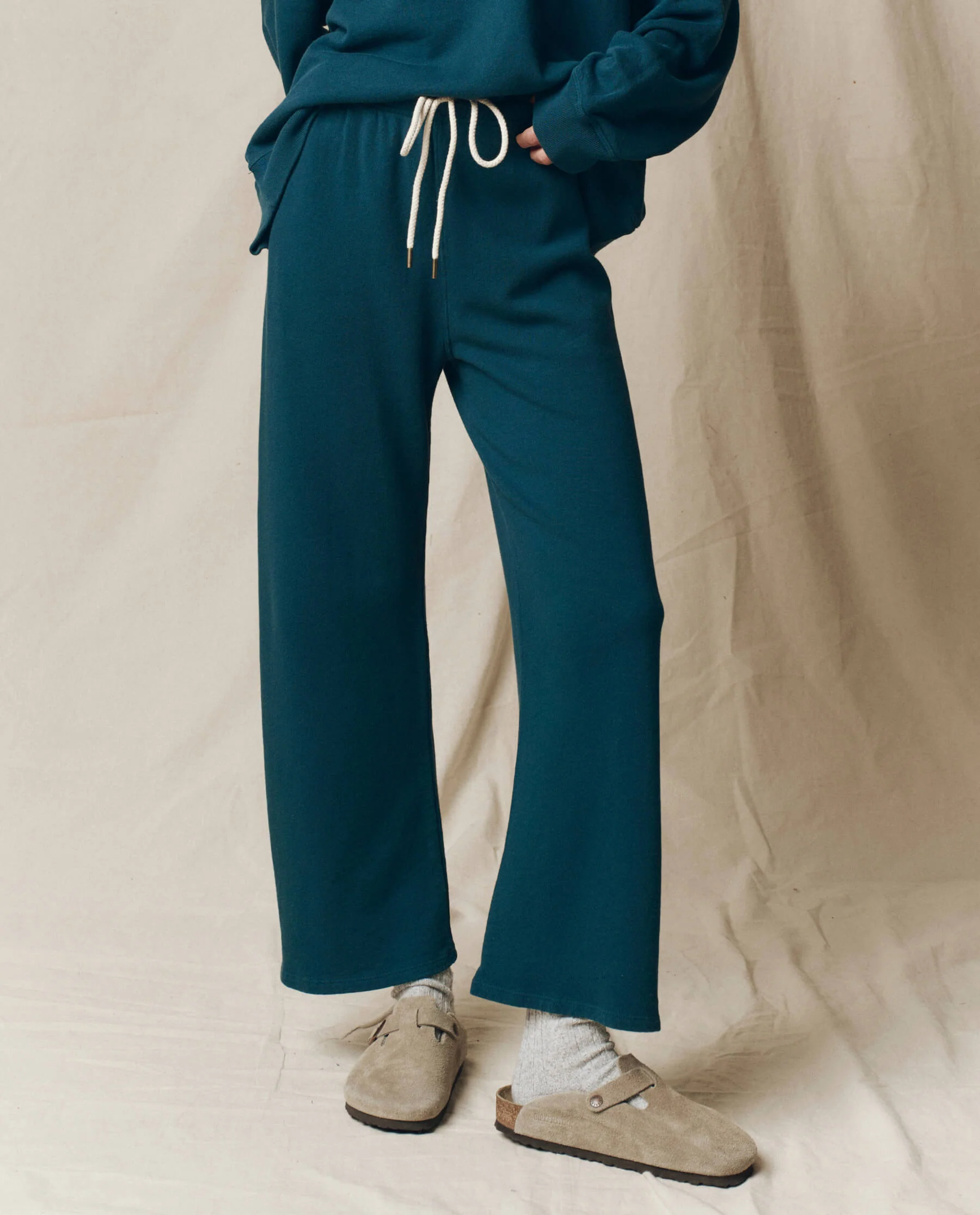 The Lap Sweatpant. Solid -- Dark Slate