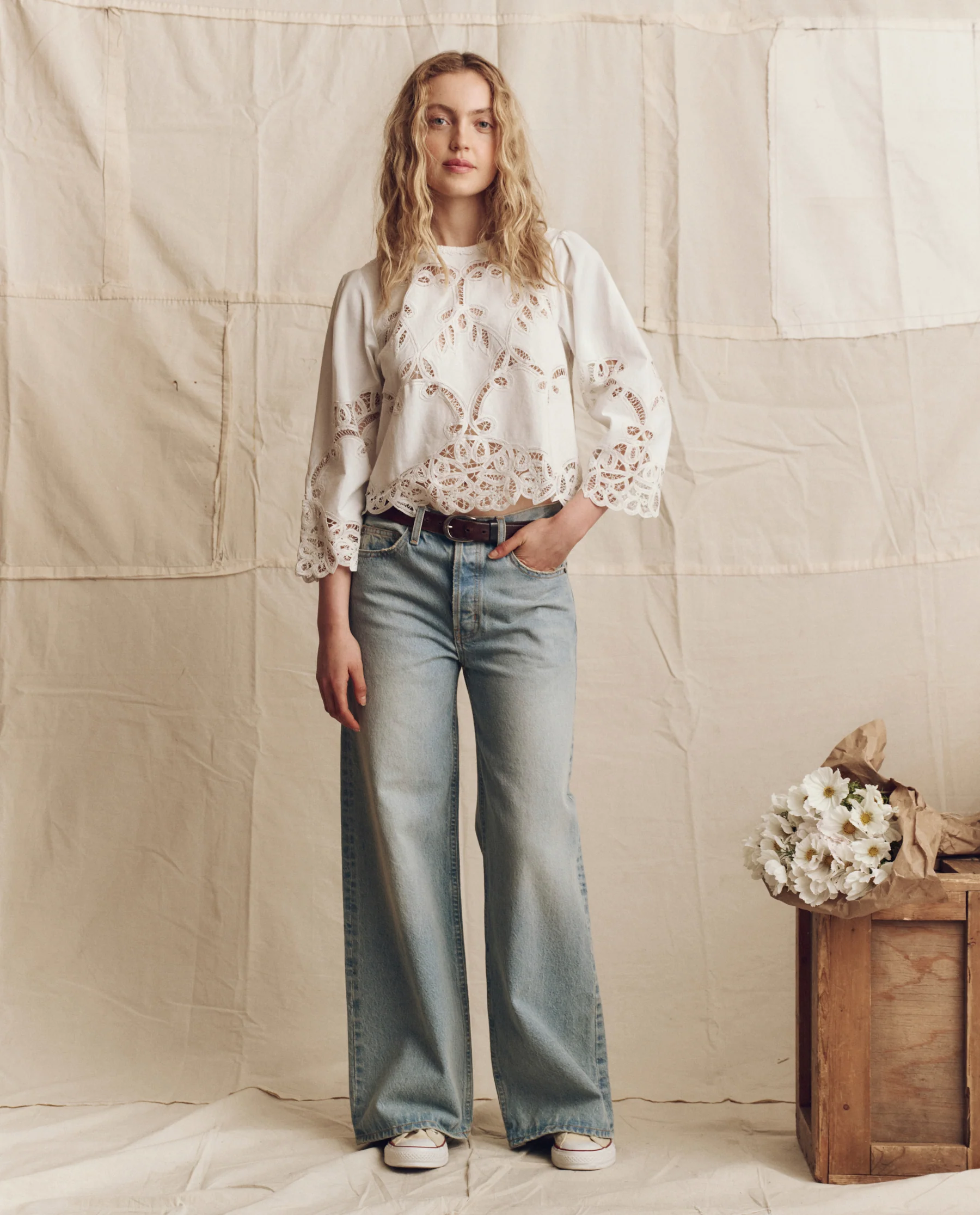 The Picnic Top. -- Cream