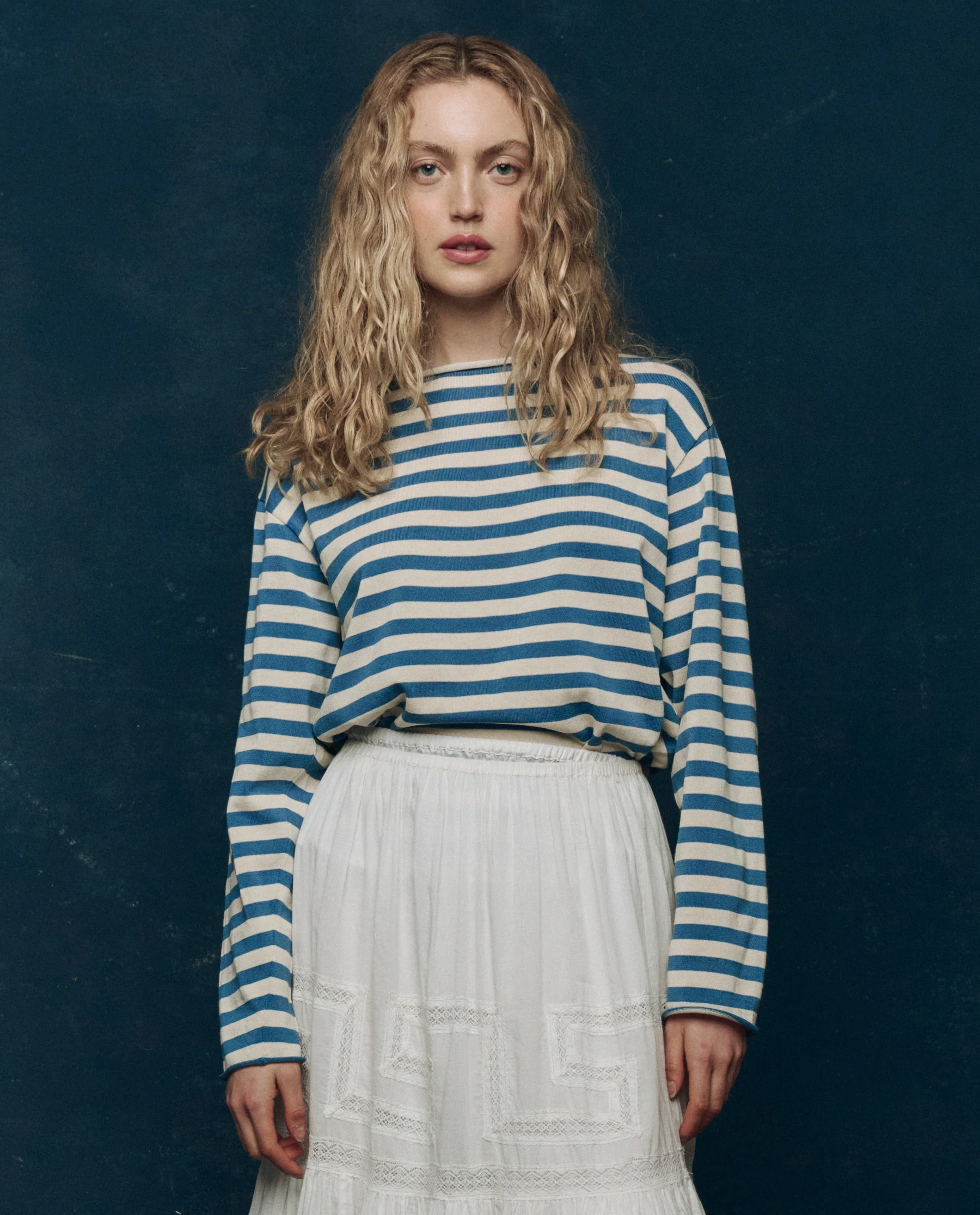 The Sailor Sweater. -- Sea Blue