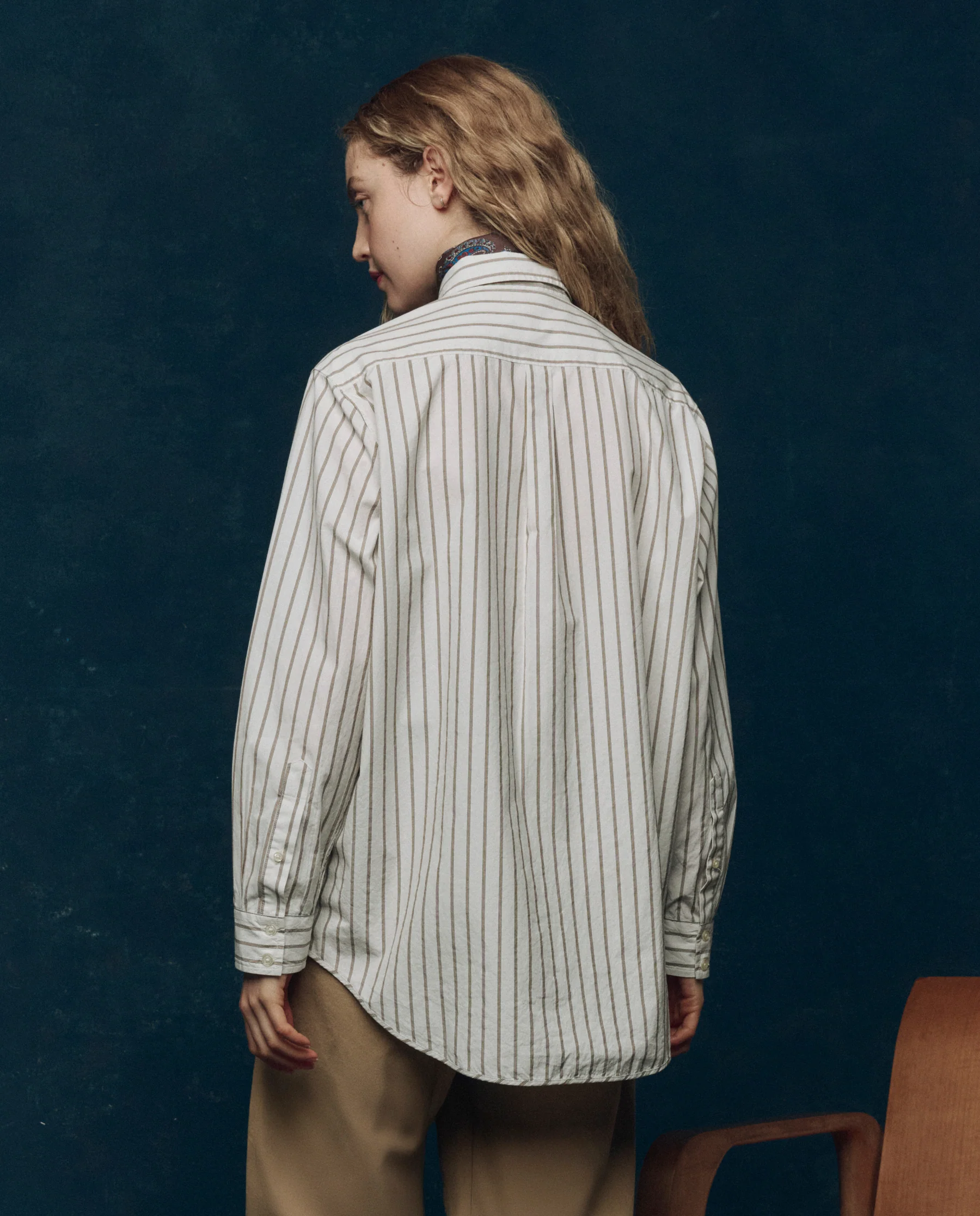 The Menswear Button Up. -- Ivy League Stripe