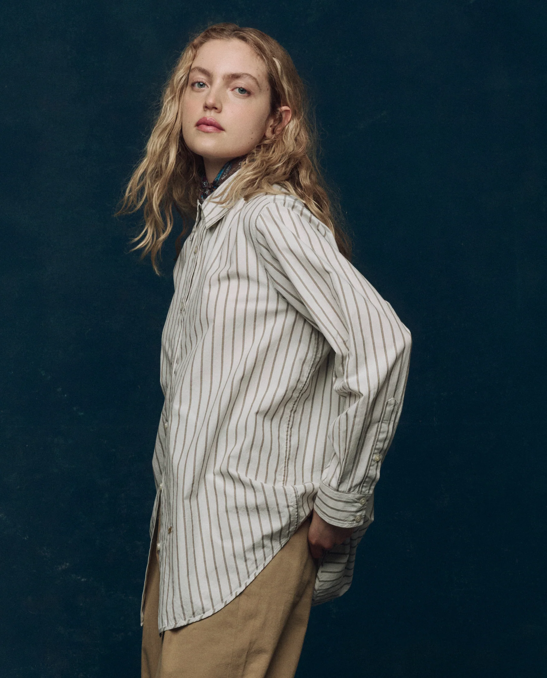 The Menswear Button Up. -- Ivy League Stripe