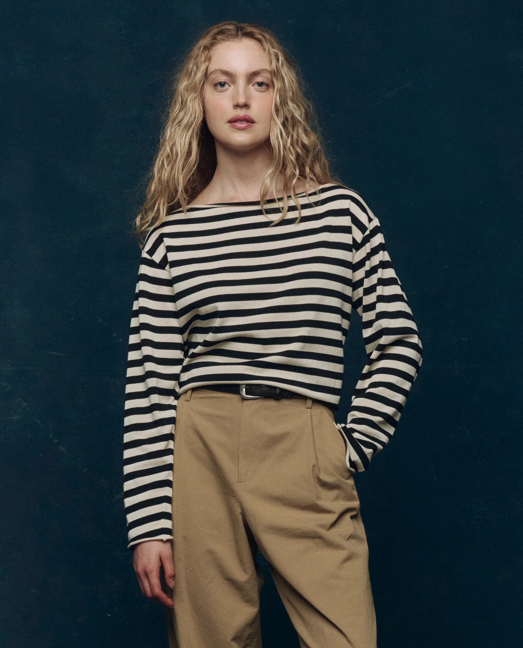 1816-the-sailor-sweater.-black-stripe-1.webp The Sailor Sweater. -- Black Stripe