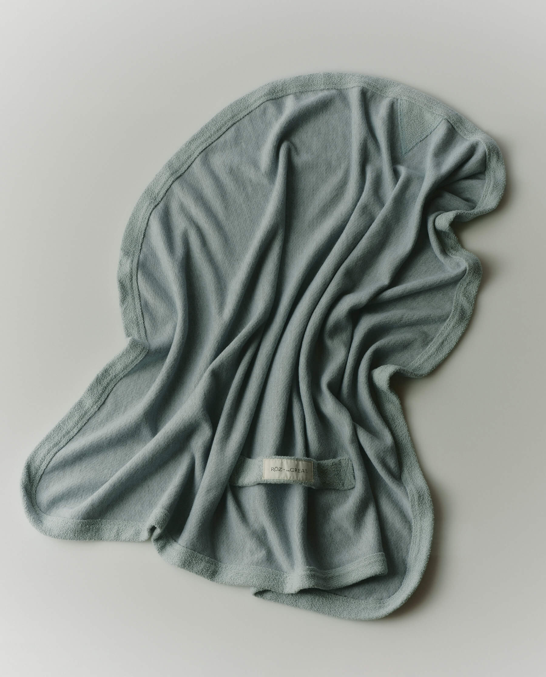 1836-roz-the-great-the-sweatshirt-hair-towel.-seaglass-6.jpg RŌZ + The GREAT The Sweatshirt Hair Towel. -- Seaglass