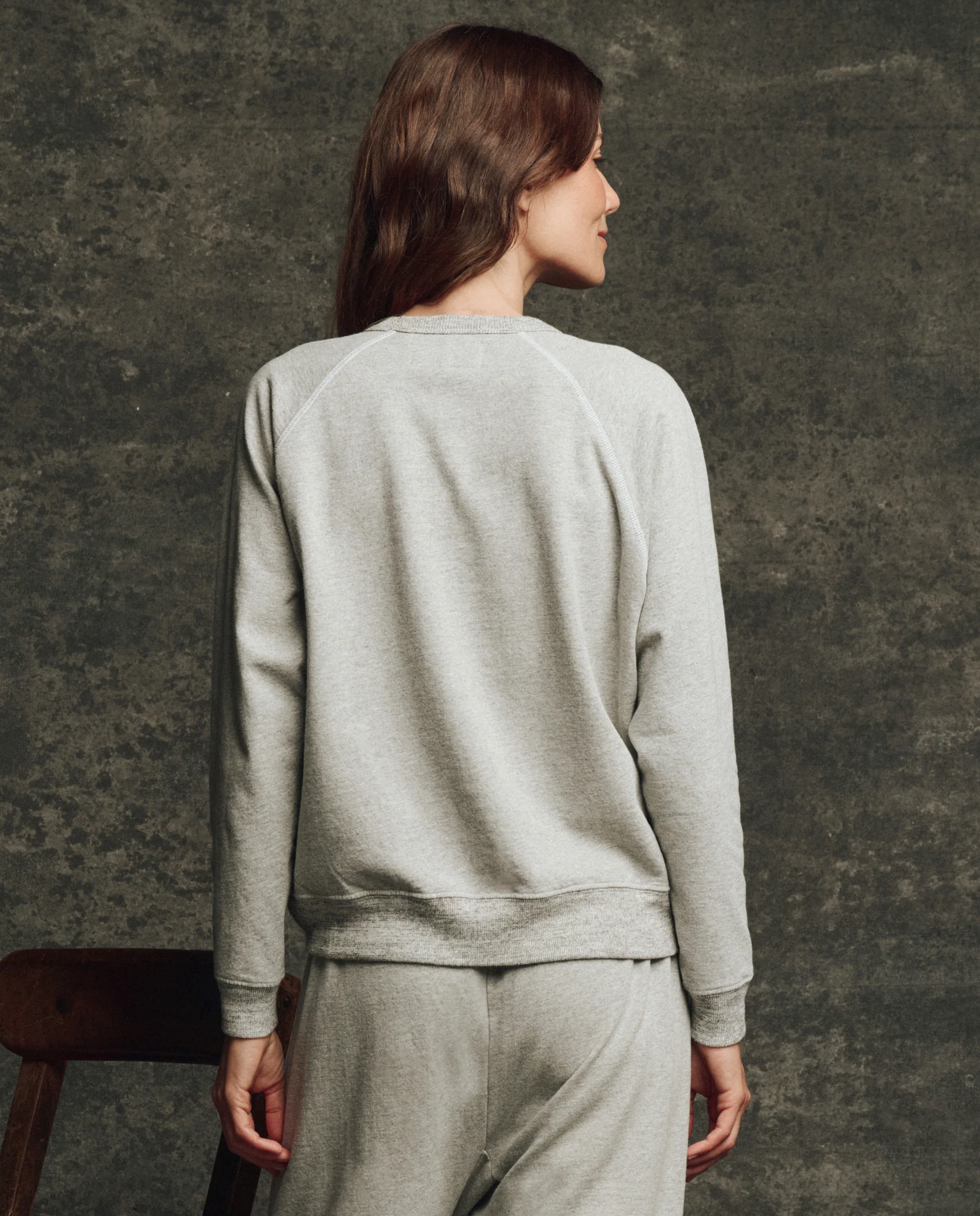 The Fleece Rookie Sweatshirt. Solid -- Heather Grey