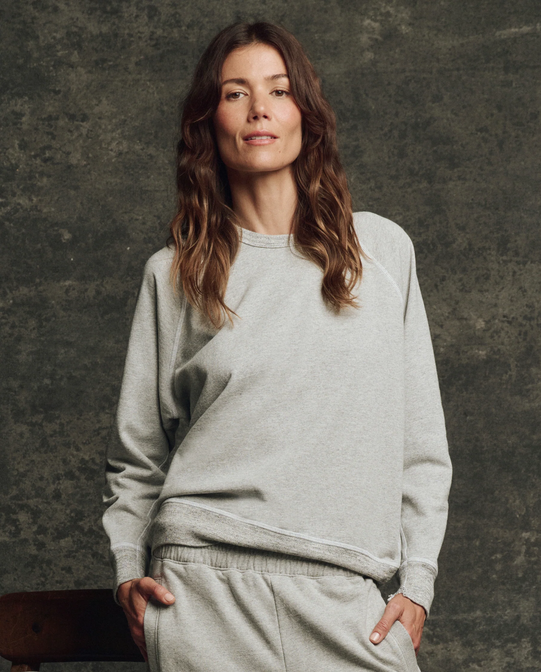 1921-the-fleece-college-sweatshirt.-solid-heather-grey-1.webp The Fleece College Sweatshirt. Solid -- Heather Grey