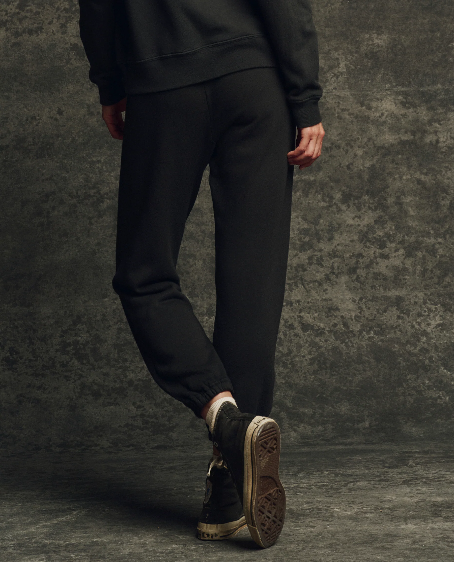 The Fleece Stadium Sweatpant. Solid -- Almost Black