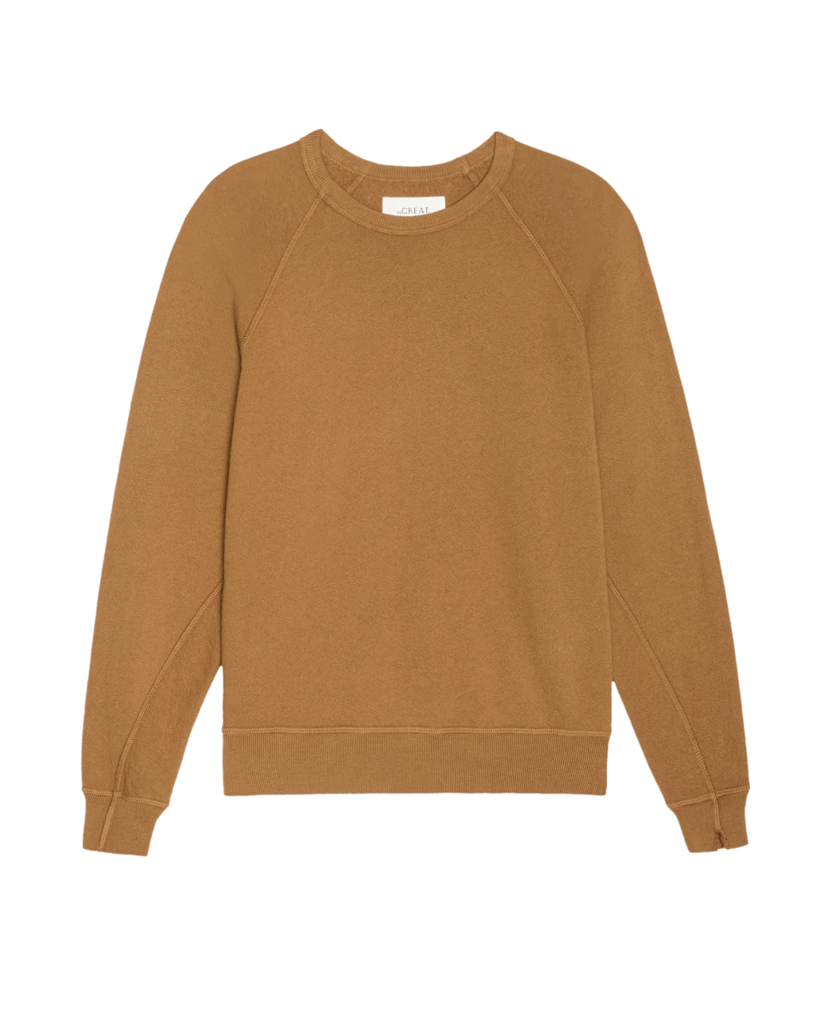 The College Sweatshirt. Solid -- Cork
