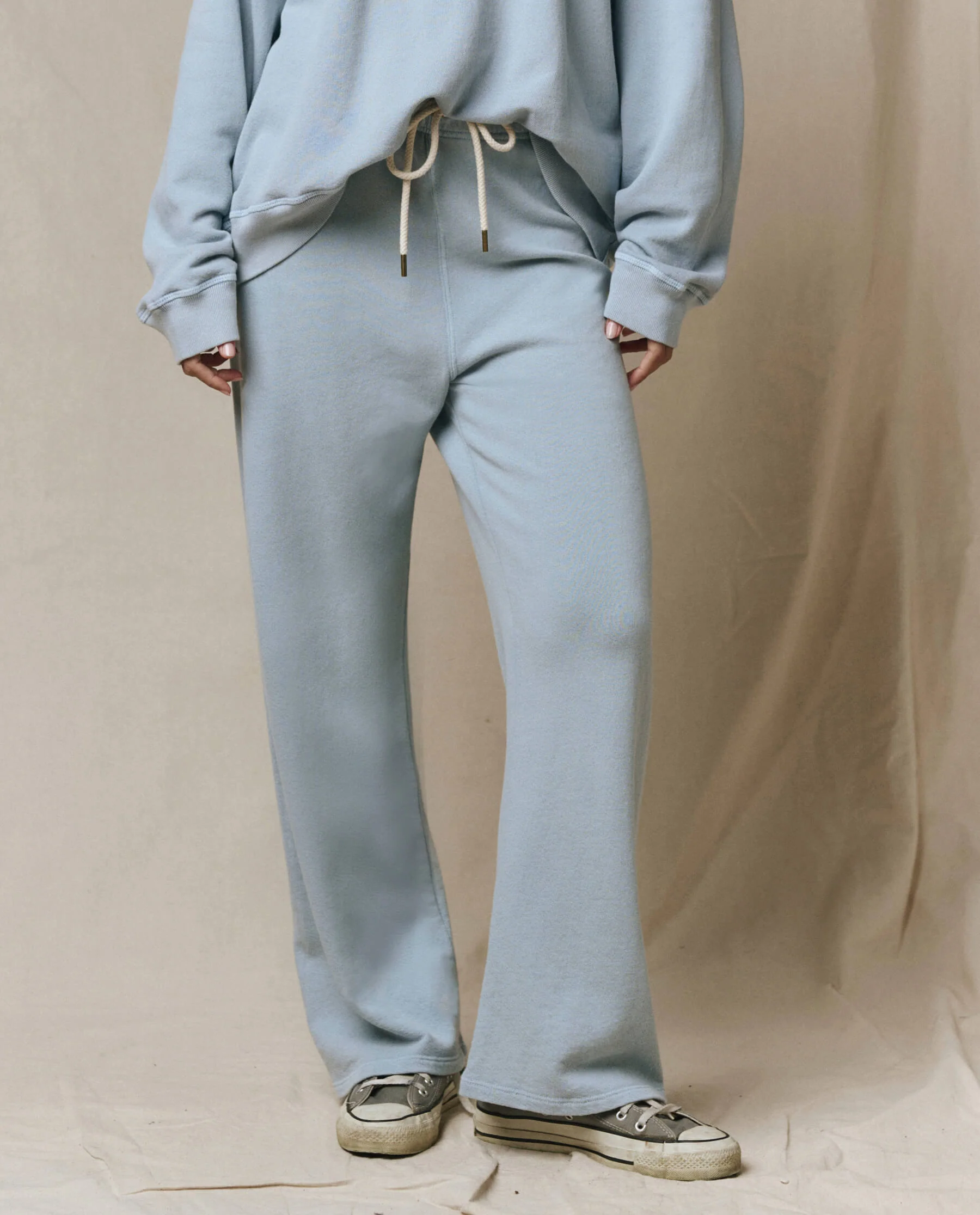 The Lap Sweatpant. Solid -- Whisper Blue