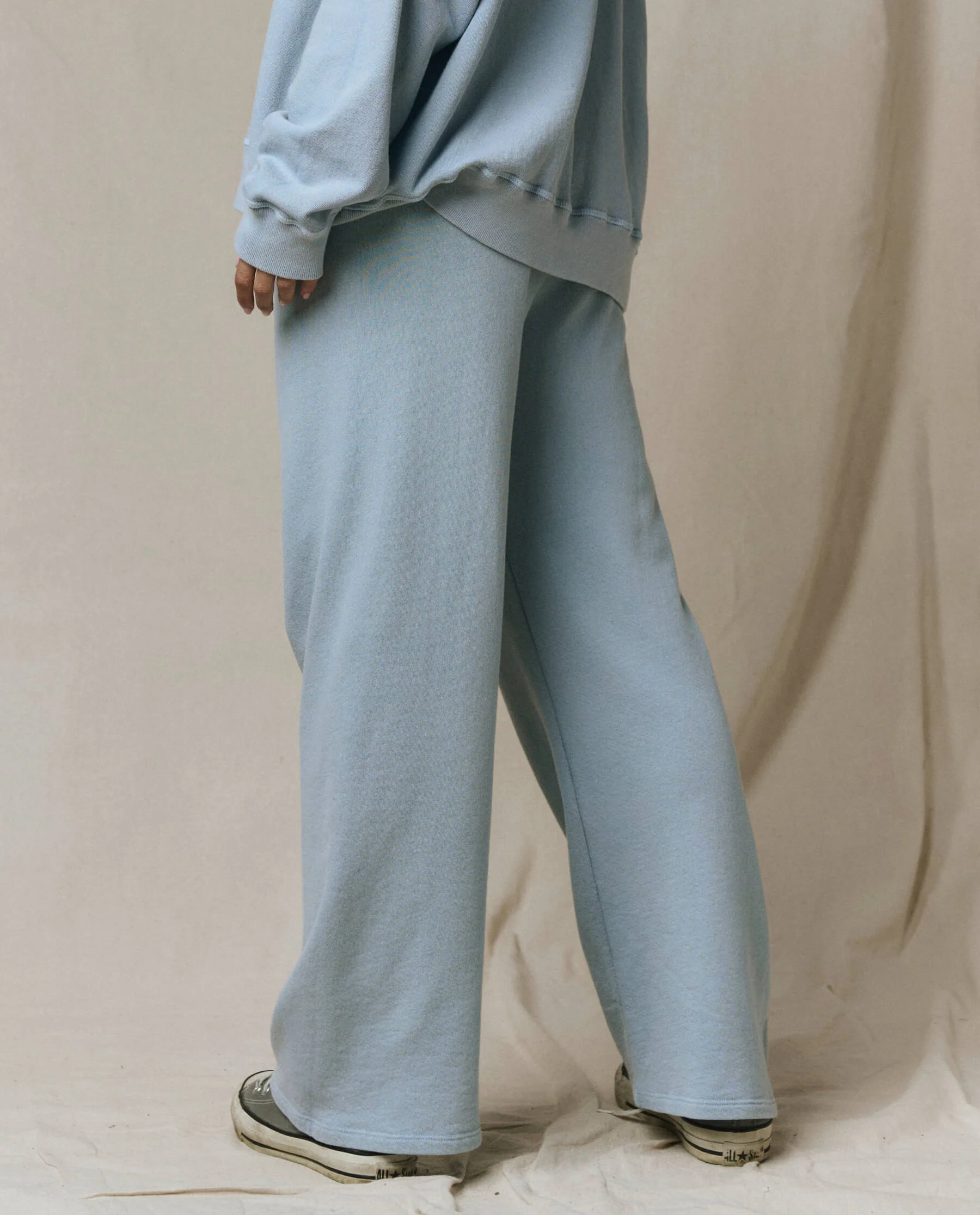 The Lap Sweatpant. Solid -- Whisper Blue