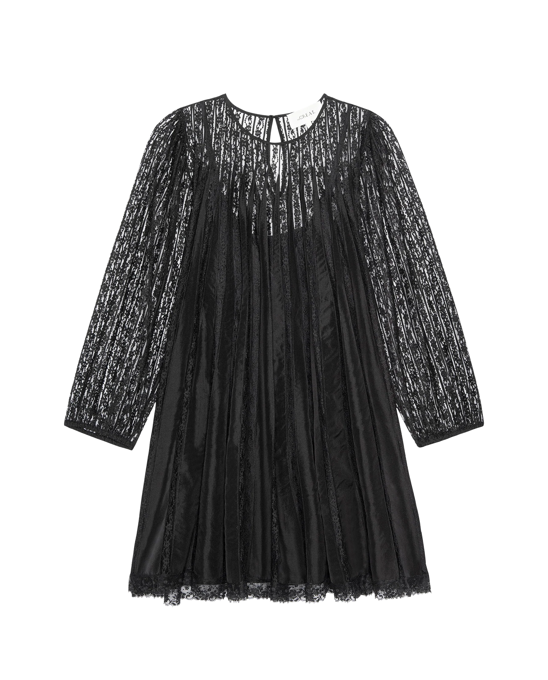 The Keepsake Lace Shift Dress. -- Black
