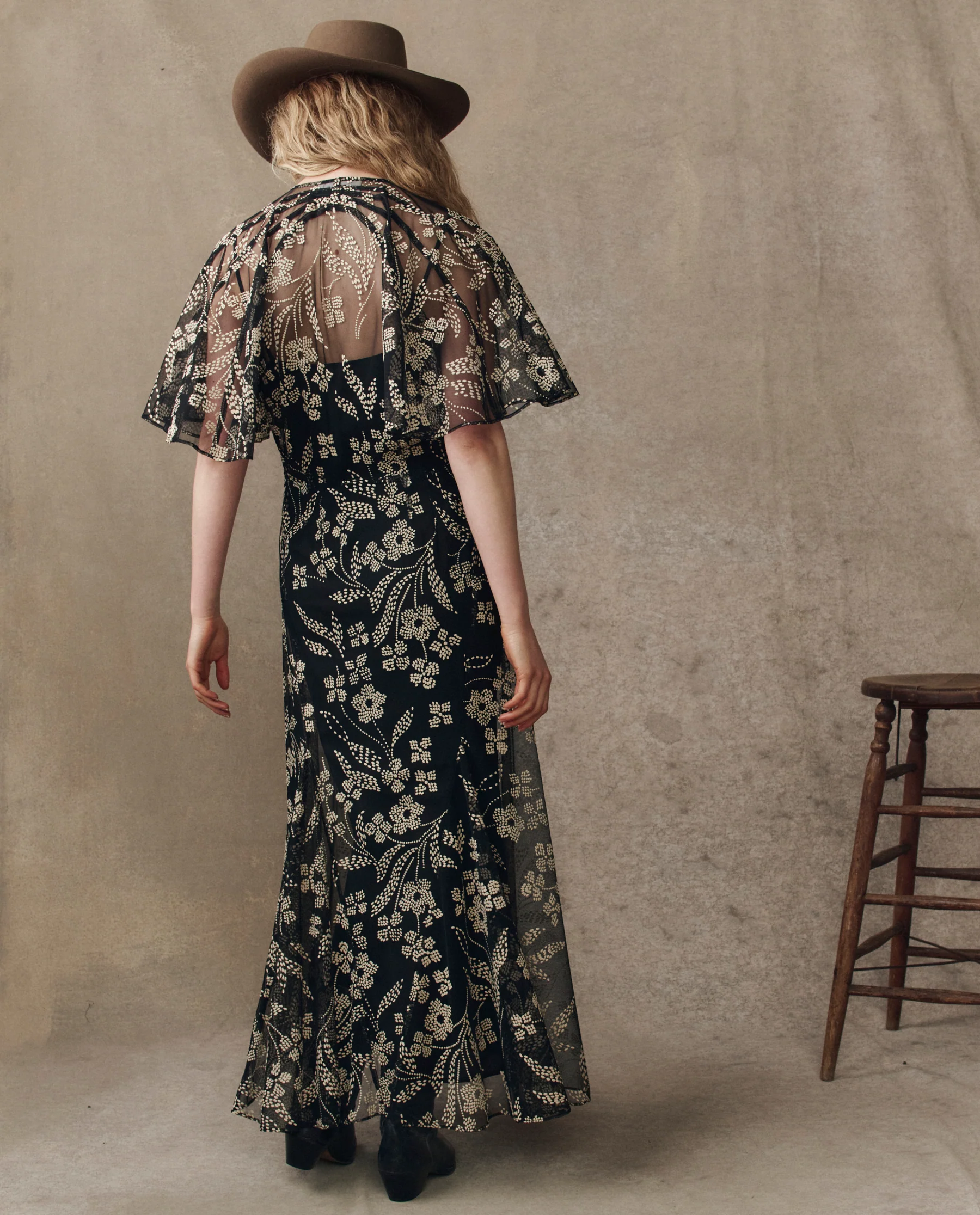 The Festal Dress. -- Brocade Floral