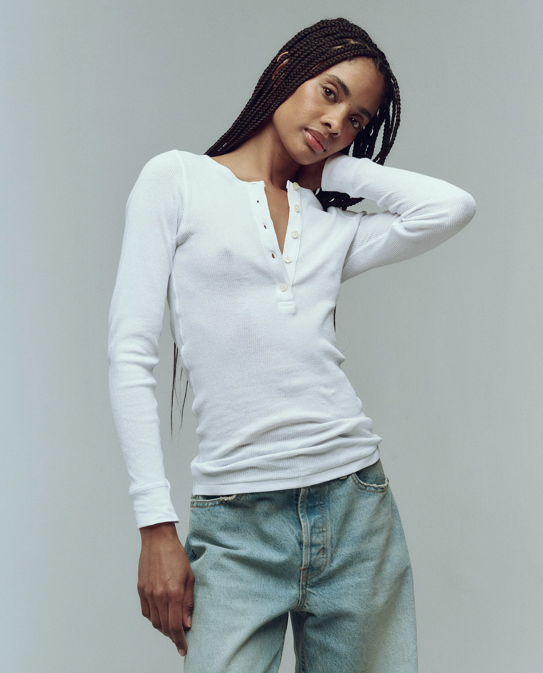 2081-the-baby-rib-henley.-true-white-1.webp The Baby Rib Henley. -- True White