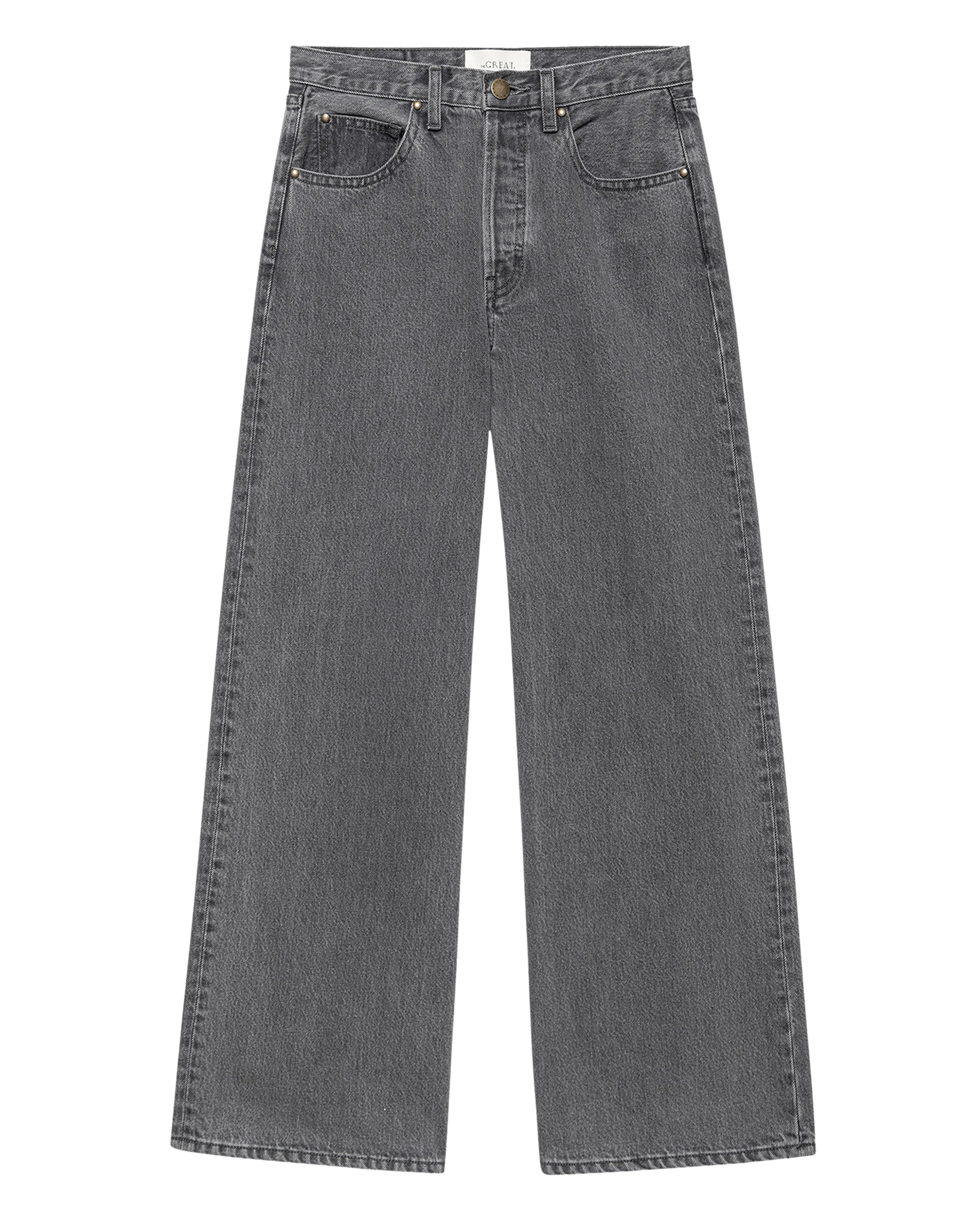 The Slouch Wide Leg Jean. -- Graphite Wash