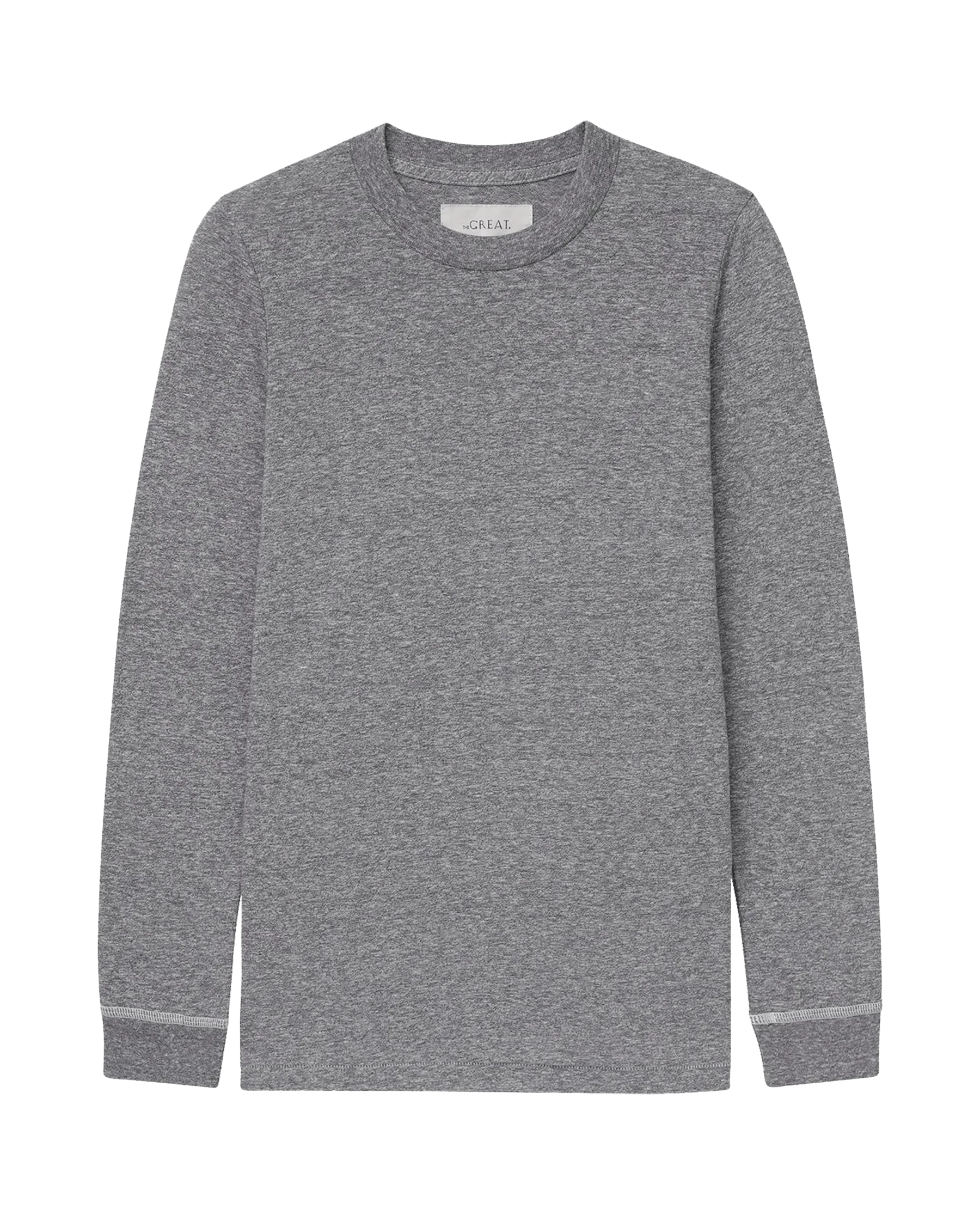 2109-the-long-sleeve-slim-tee.-solid-heather-grey-6.webp The Long Sleeve Slim Tee. Solid -- Heather Grey
