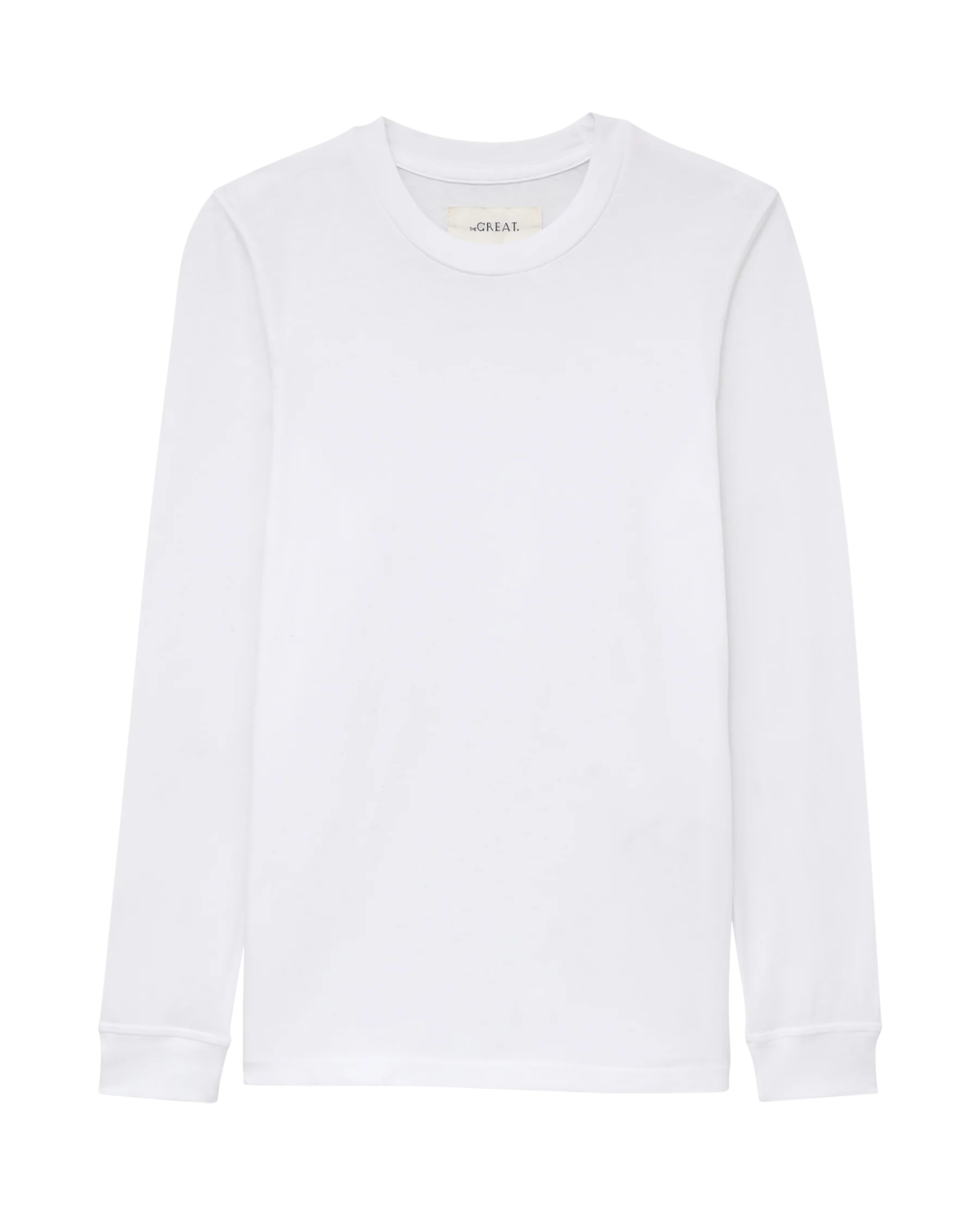 2114-the-long-sleeve-slim-tee.-solid-true-white-5.webp The Long Sleeve Slim Tee. Solid -- True White